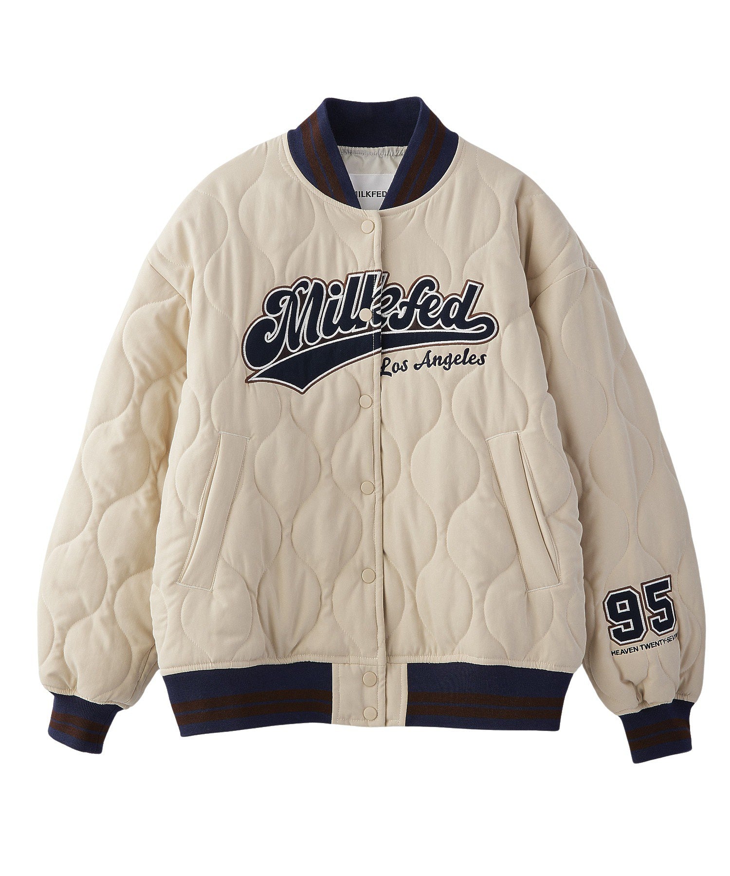 LOGO PATCH QUILTED JACKET