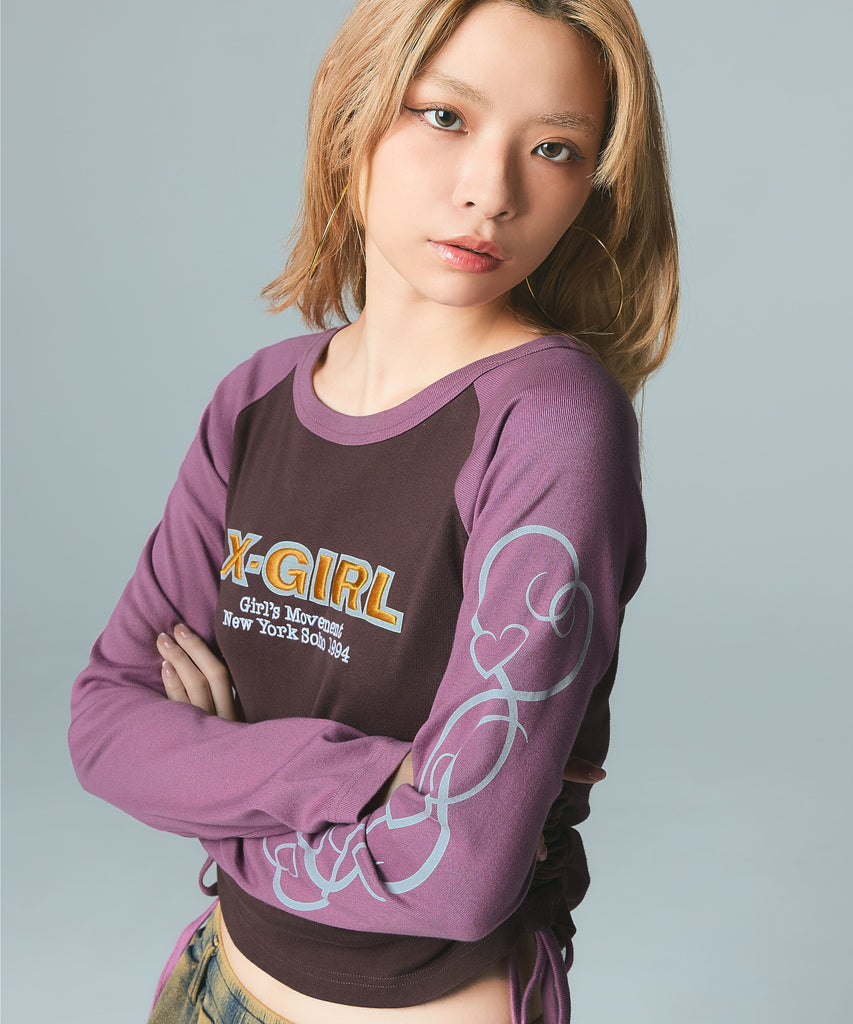 ORNAMENT HEART SLEEVE RAGLAN L/S BABY TEE – calif（カリフ）公式サイト