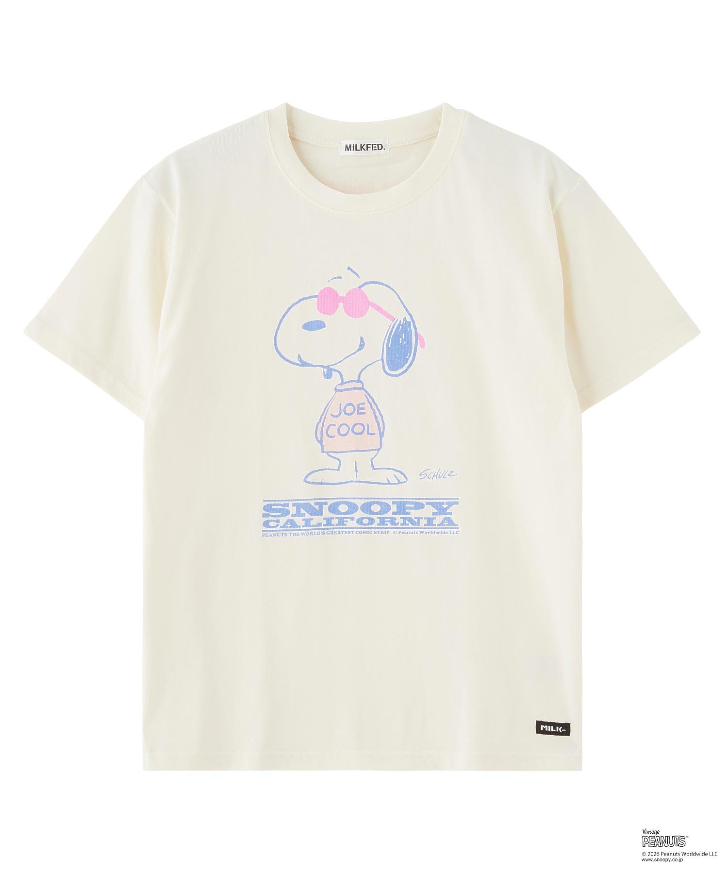 MILKFED. × PEANUTS / JOE COOL S/S TEE