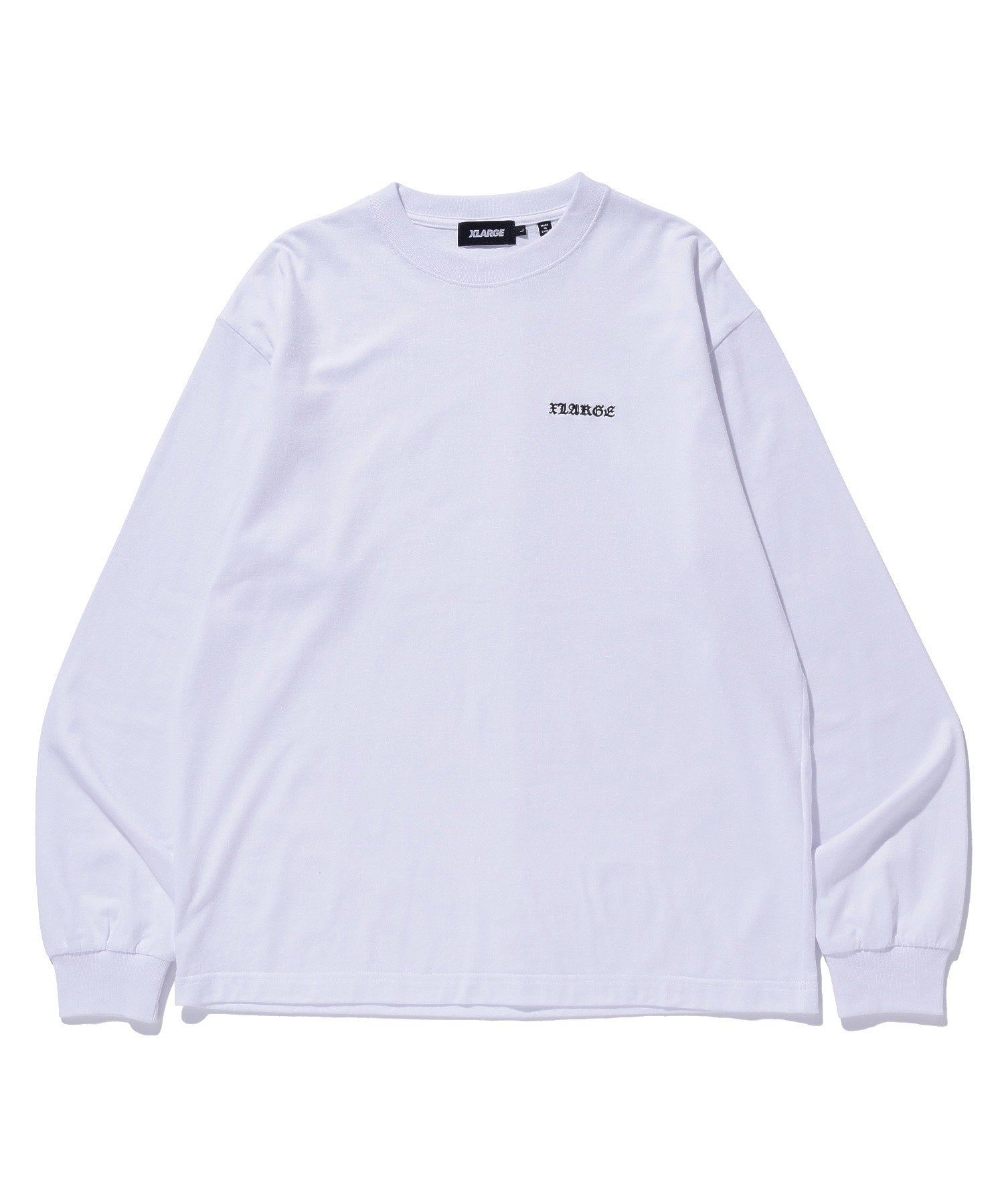 EMBROIDERED OLD ENGLISH L/S TEE