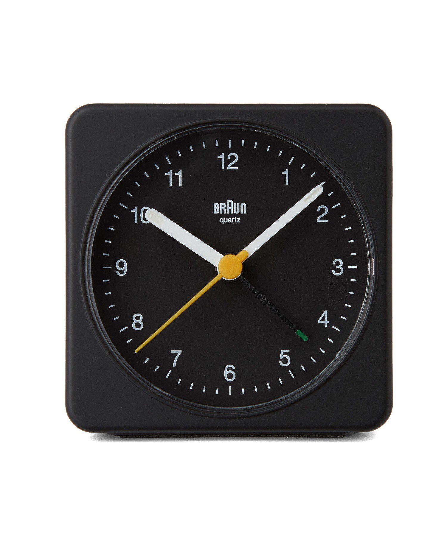 BRAUN ALARM CLOCK BLACK BC03B（ブラウン置き時計 アラームクロック ブラック スイープ運針 静音設計）