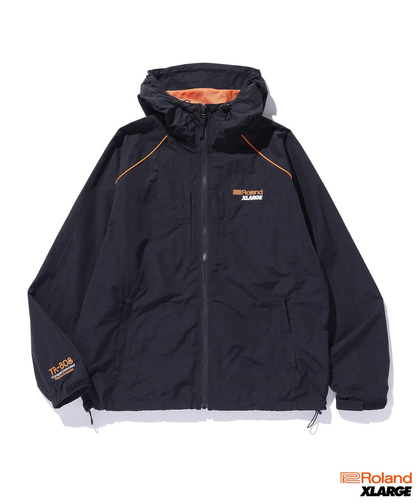 XLARGE フード付きジャケット 黒 XLARGE ブラック フード付きジャケット