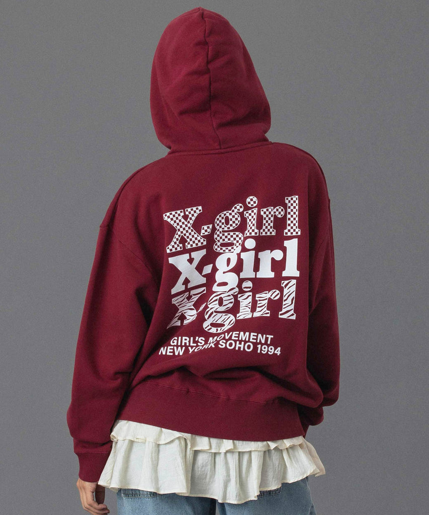 THREE LAYER LOGO ZIP UP SWEAT HOODIE – calif（カリフ）公式サイト