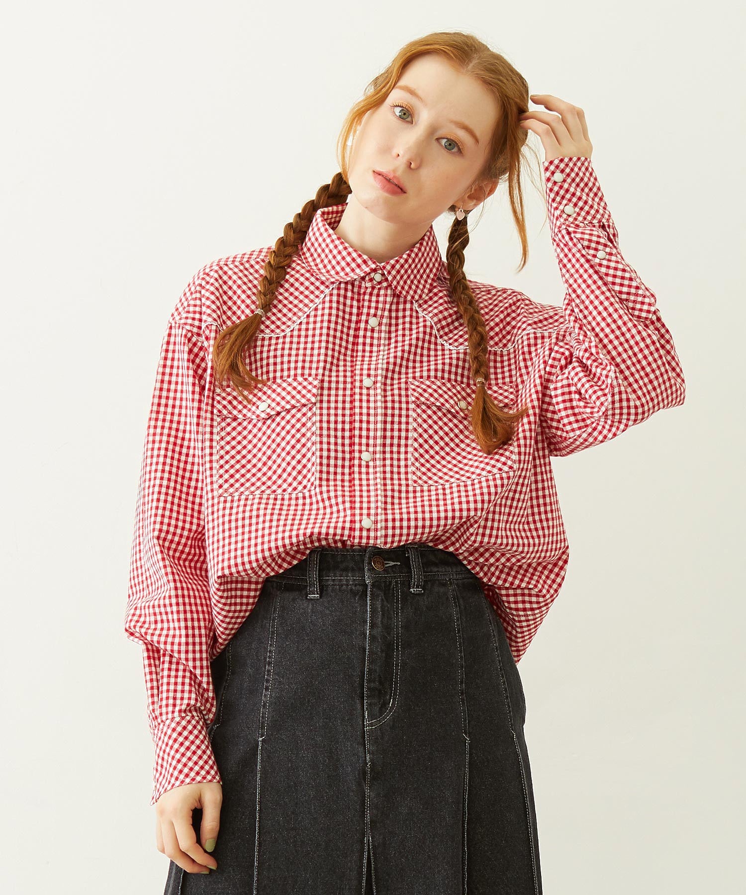 CHECKERED WESTERN SHIRT