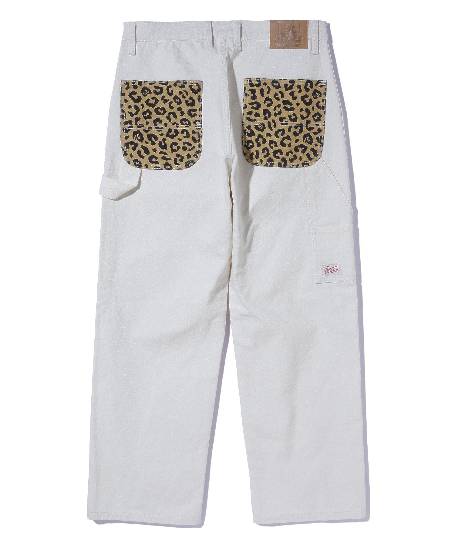 LEOPARD POCKET PAINTER PANTS