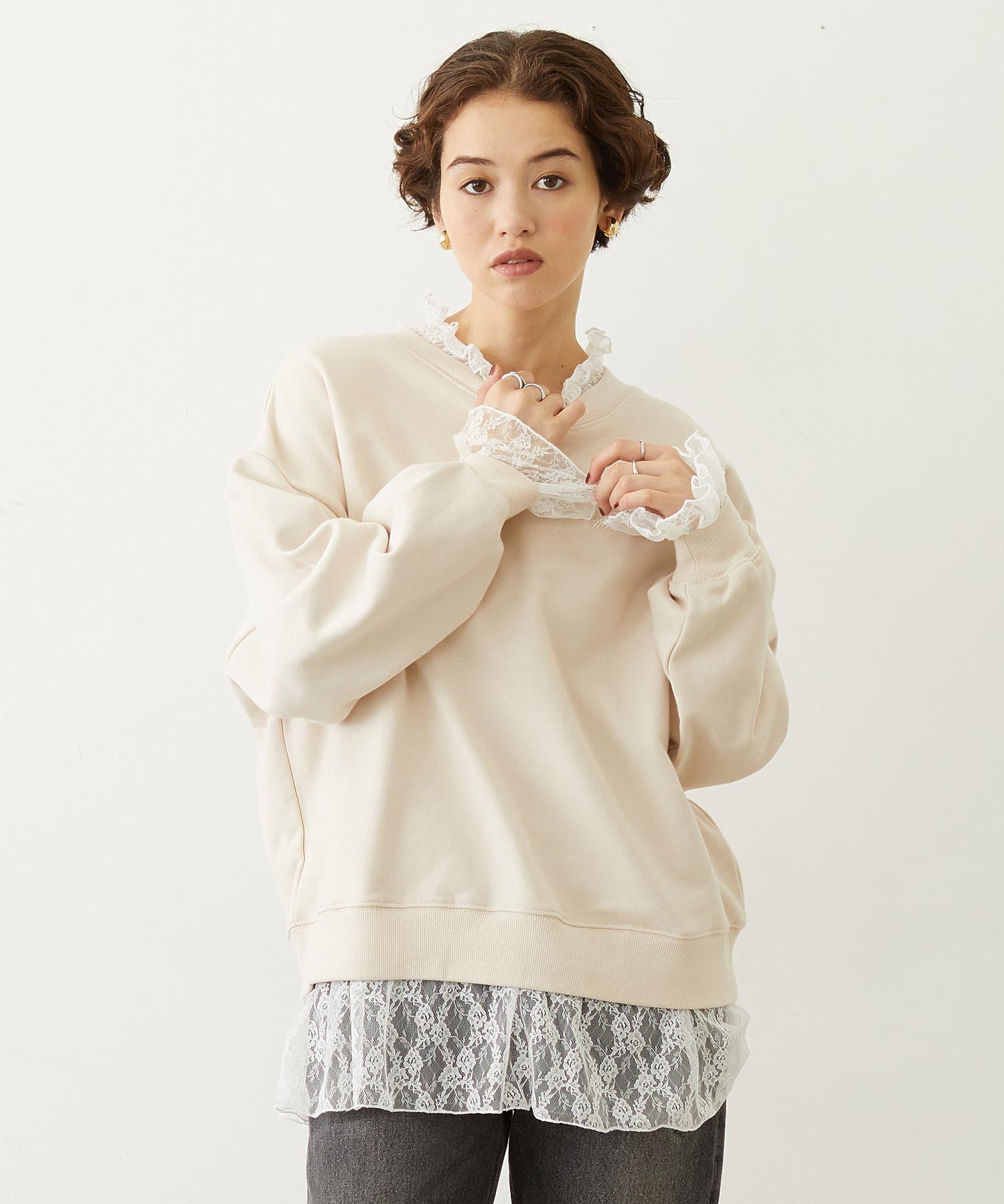 LAYERED LACE TOP