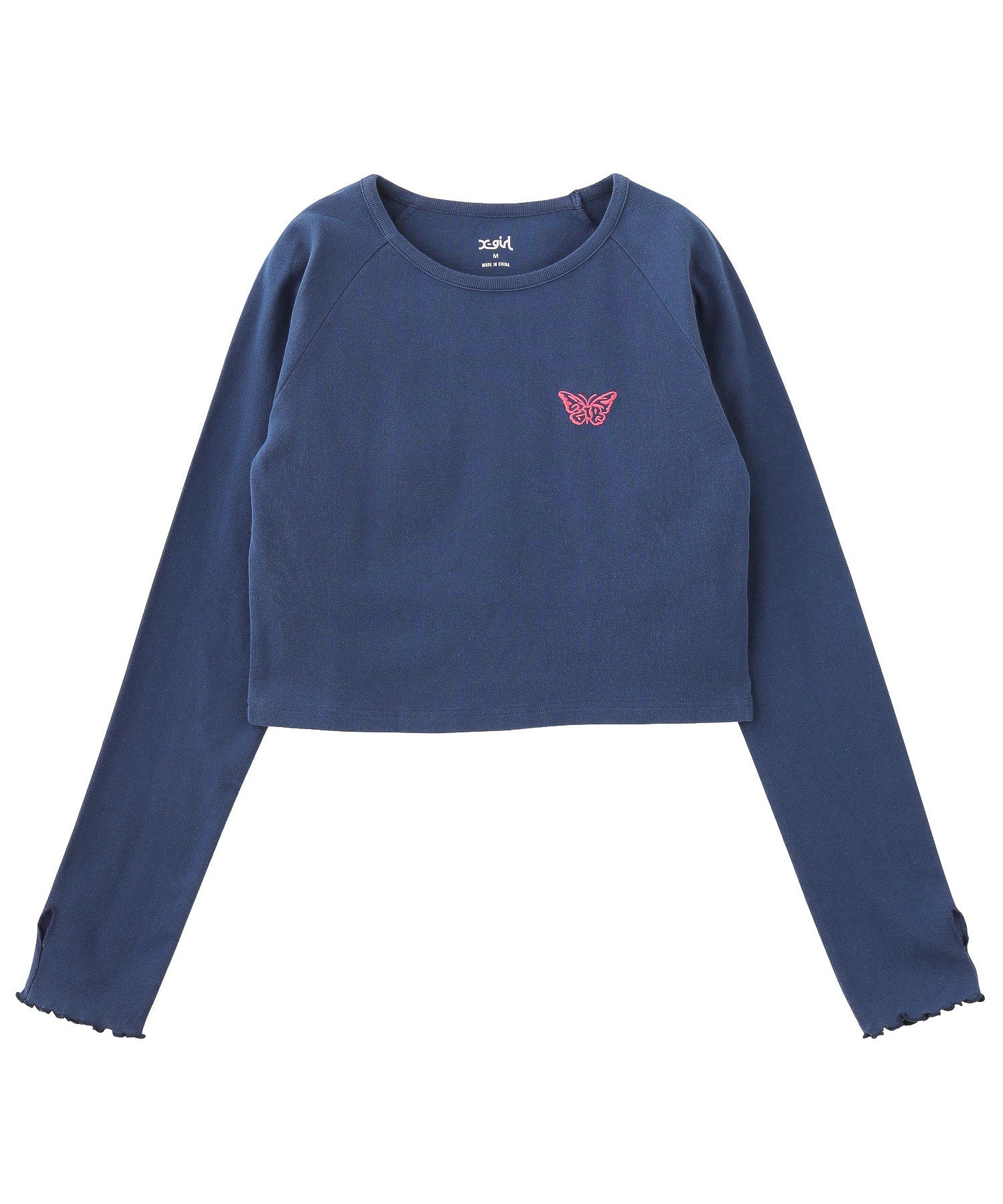 ONE POINT BUTTERFLY L/S BABY TOP