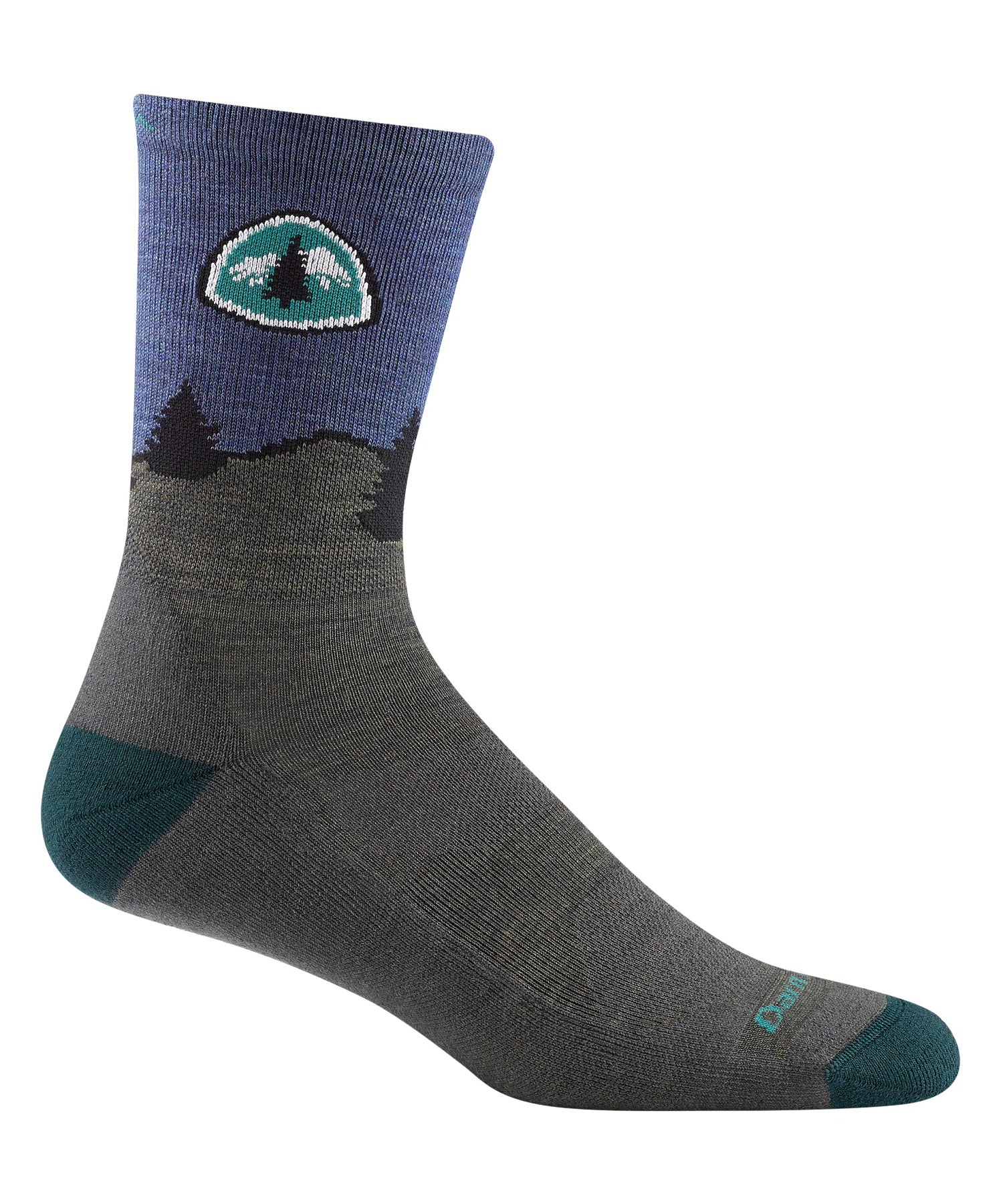【Darn Tough Vermont】Ms 1999 PCT Micro Crew Lightweight with Cushion Forest