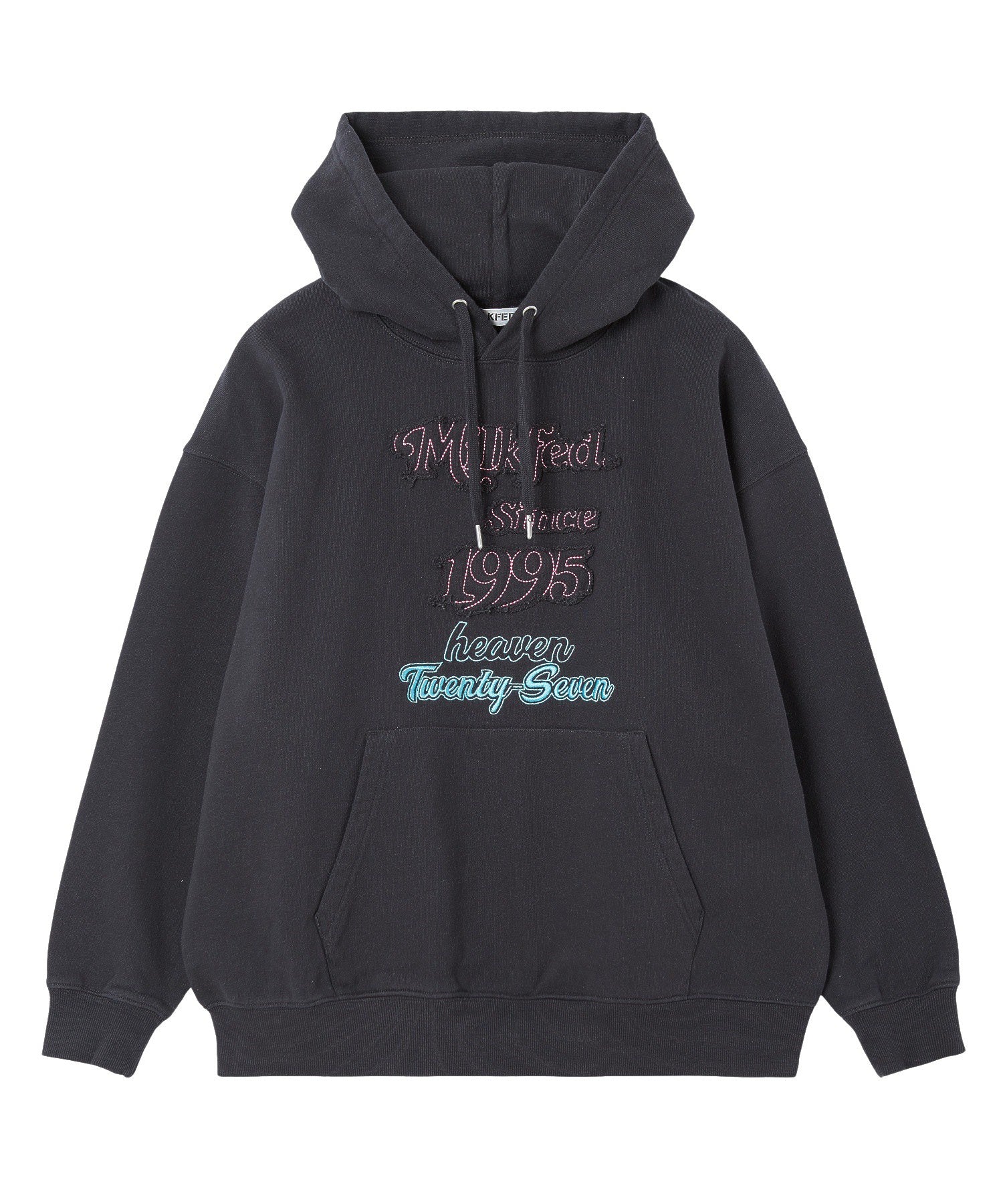 STITCHED LOGO SWEAT HOODIE