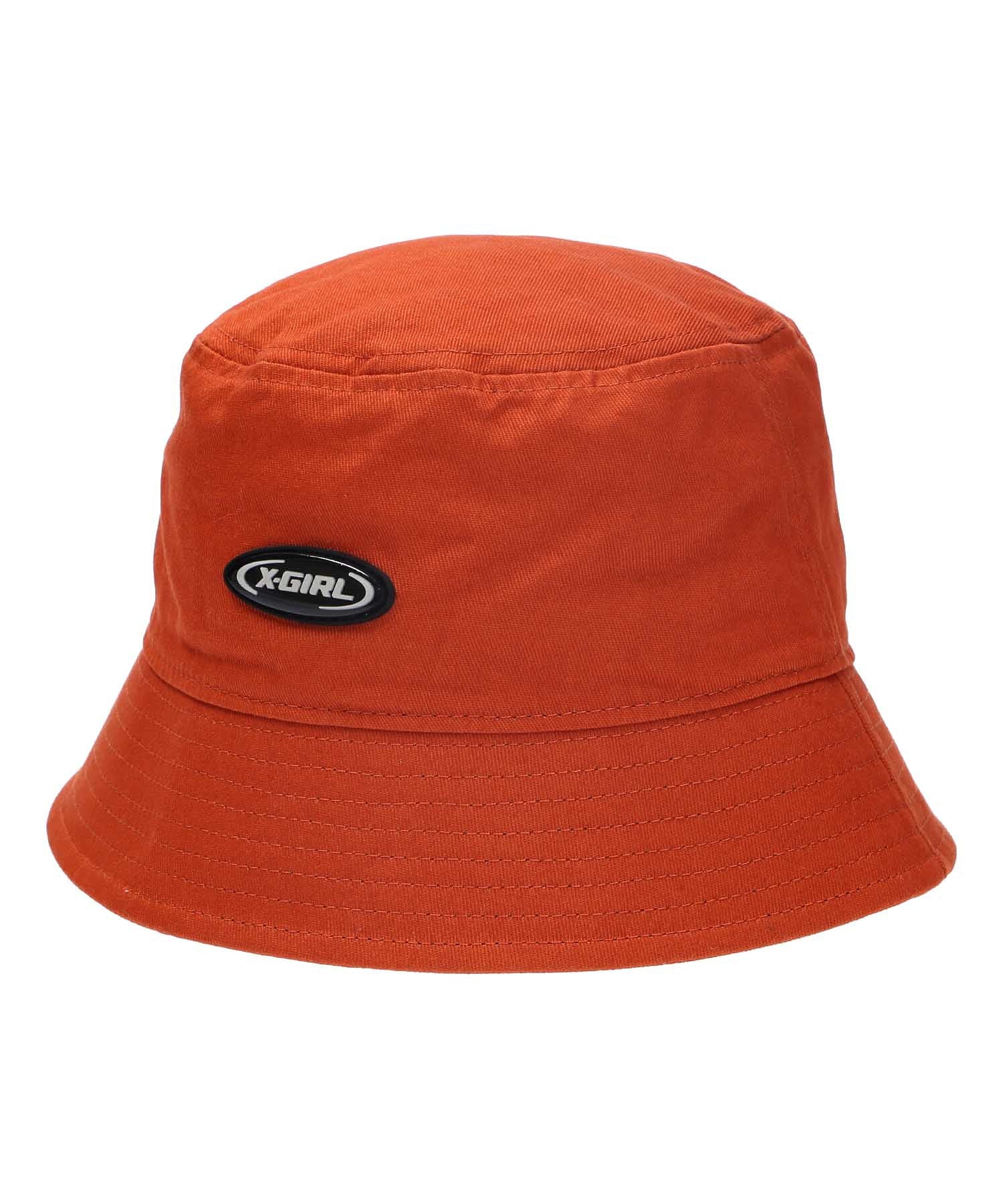 BROKEN OVAL LOGO BUCKET HAT X-girl