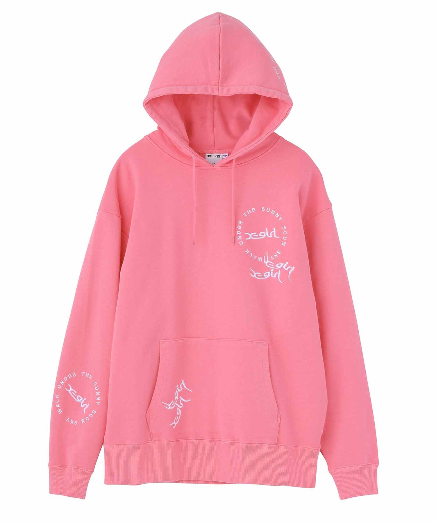 RANDOM EMBROIDERY SWEAT HOODIE X-girl