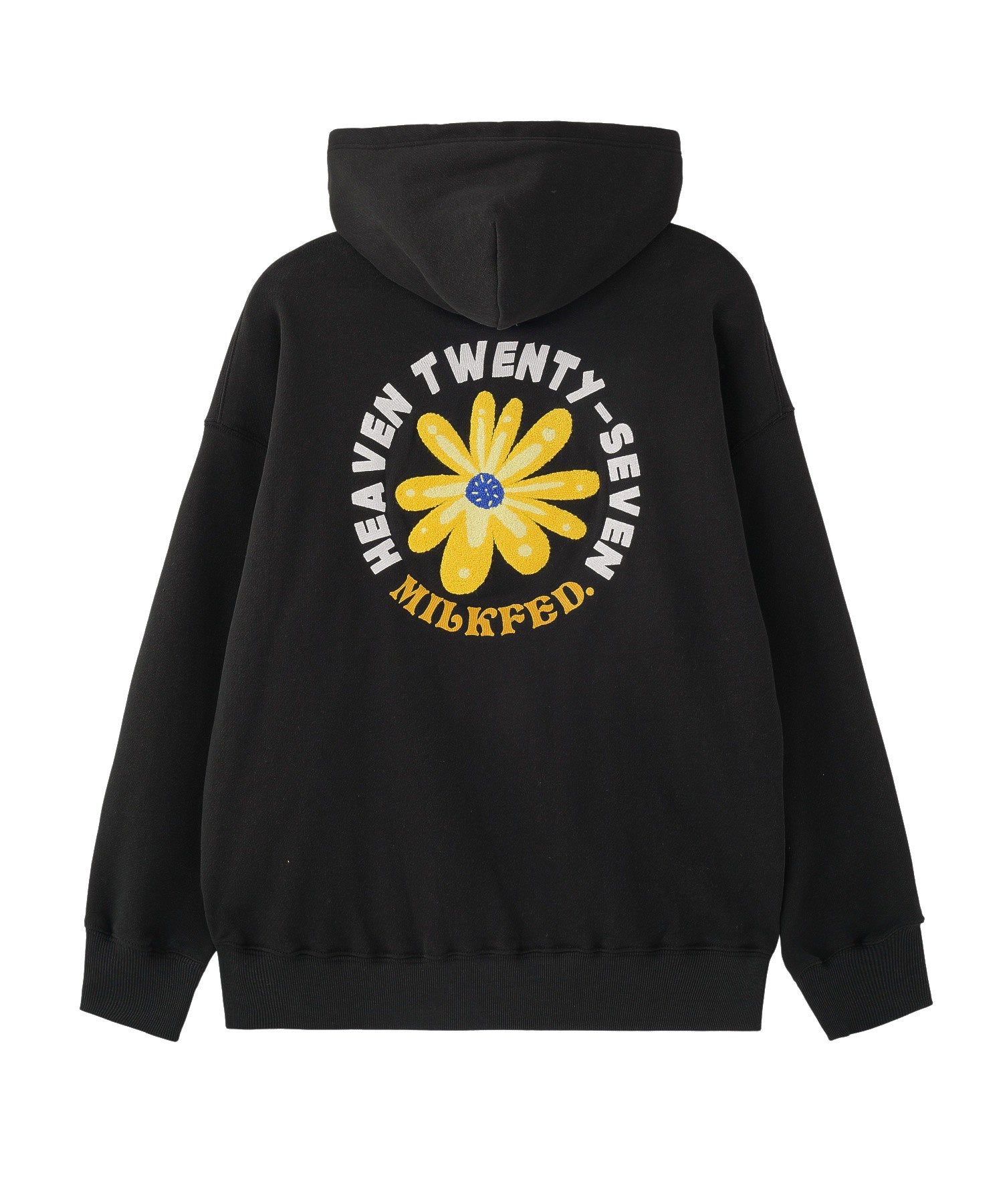 EMBROIDERD FLOWER SWEAT HOODIE