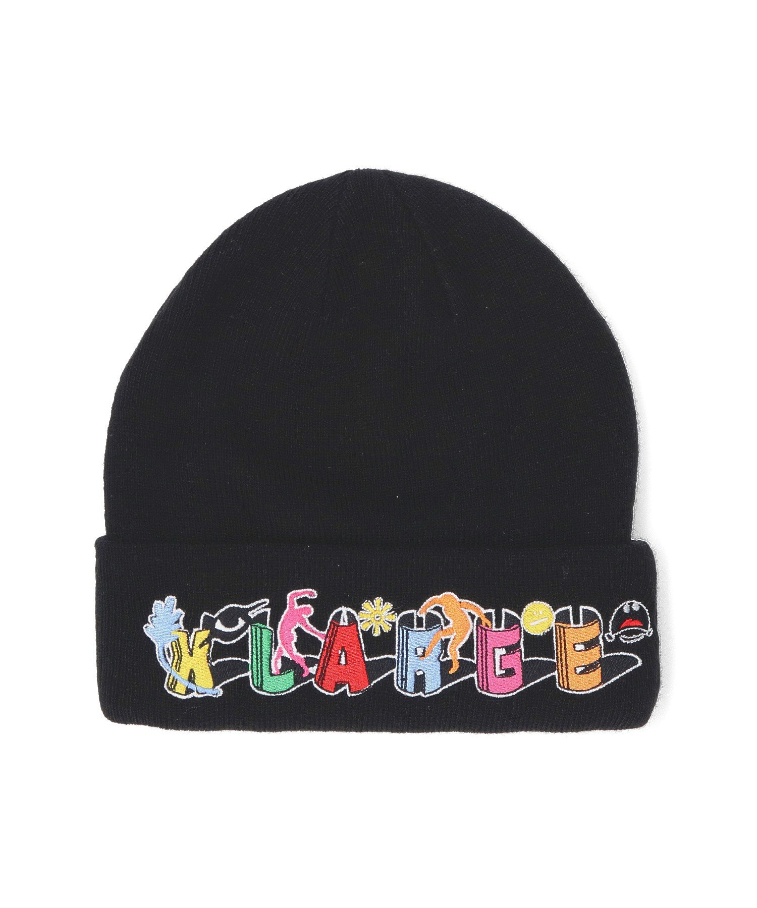 ODD MOTIFS CUFF BEANIE