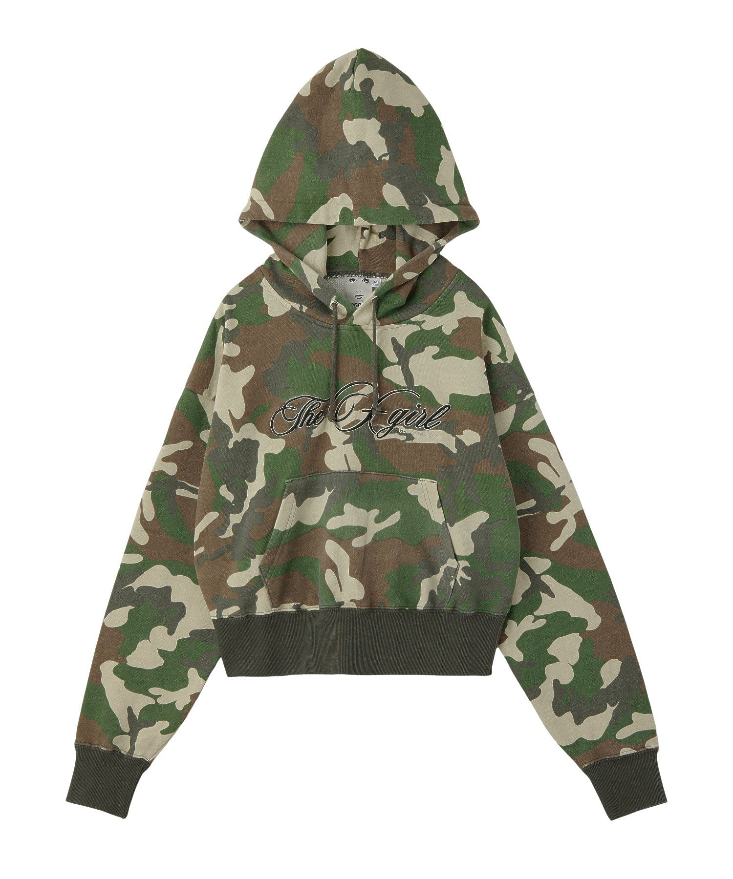 CURSIVE LOGO EMBROIDERY COMPACT SWEAT HOODIE