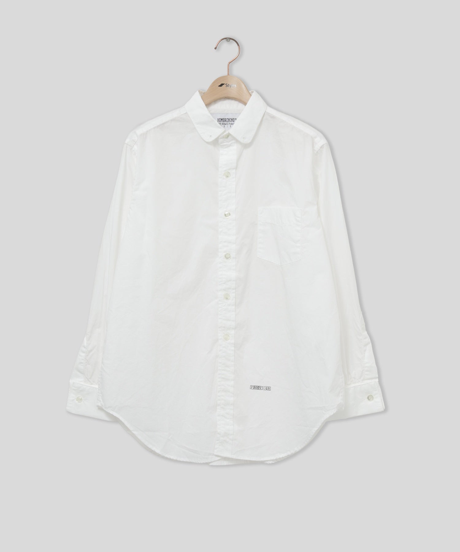 HOMBRENINO/オンブレ・ニーニョ/ROUND COLLAR SHIRT HN0261-SH0003