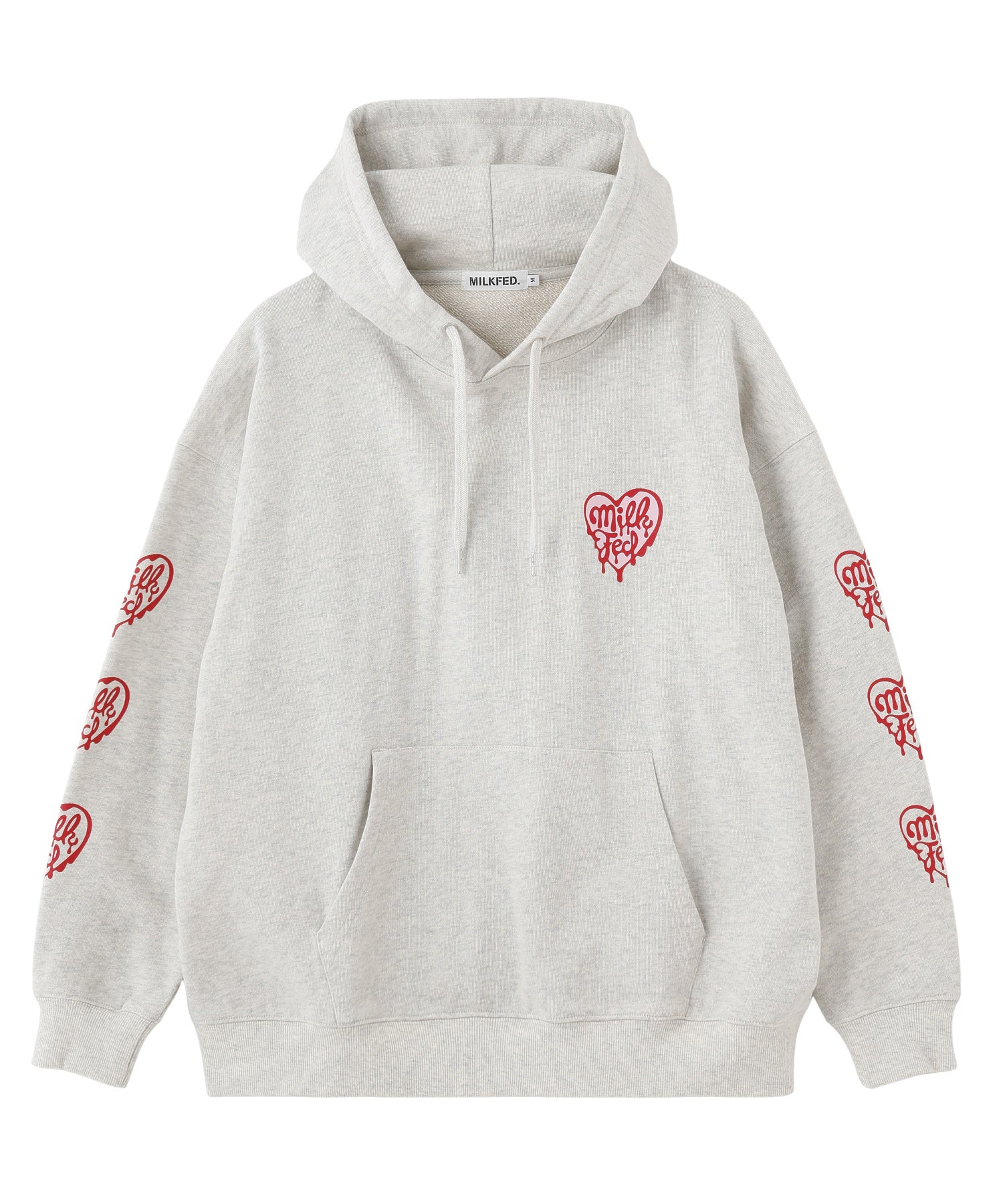 MELTY HEART WIDE HOODIE SWEAT