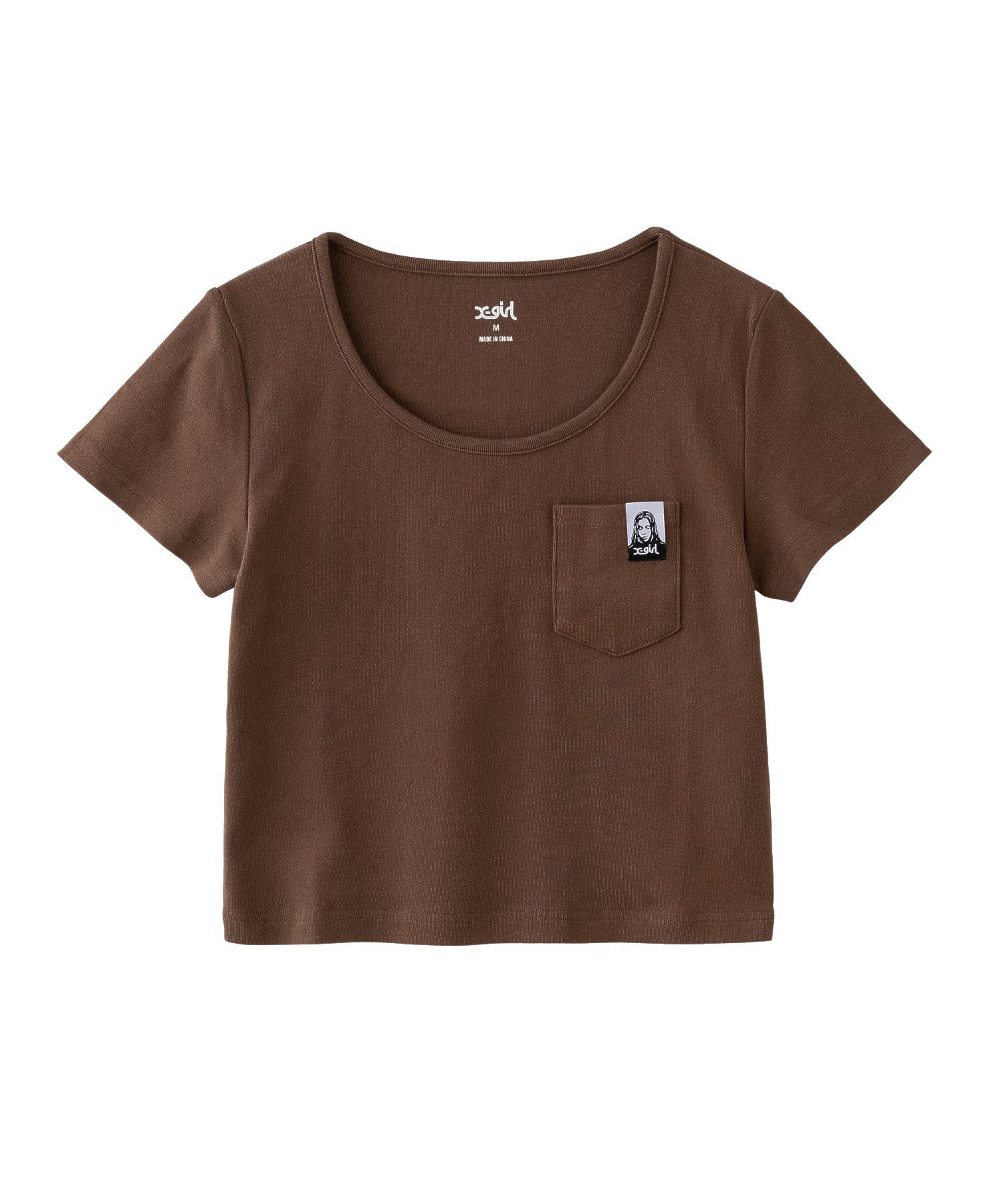 FACE LABEL POCKET BABY TEE