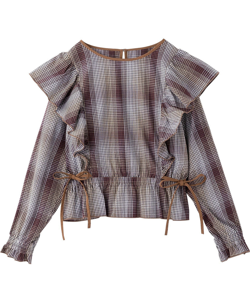 PLAID RUFFLE BLOUSE MILKFED. – calif（カリフ）公式サイト