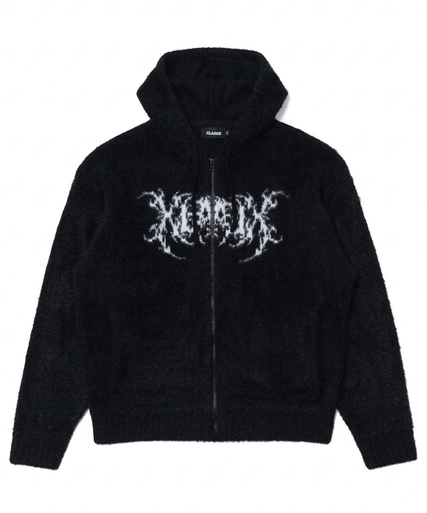 JACQUARD HOODED SWEATER