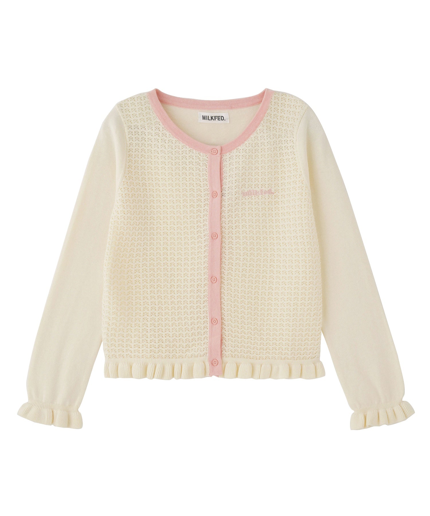 FRILL KNIT CARDIGAN