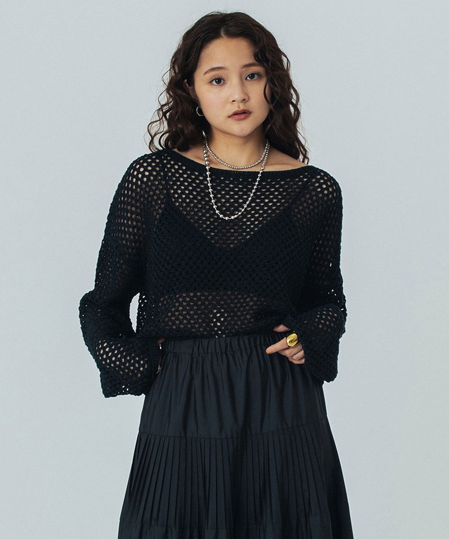 MESH KNIT P/O