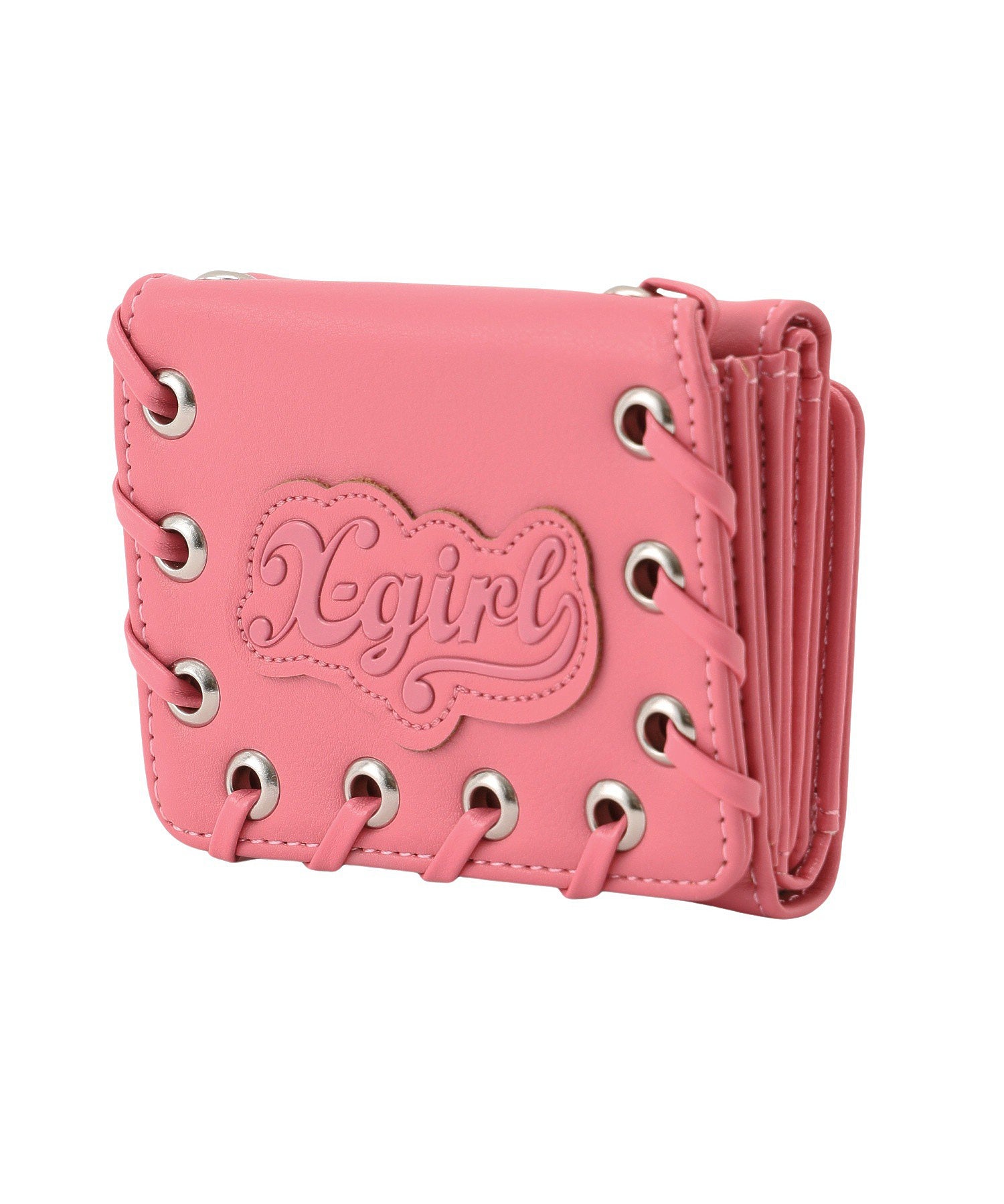FAUX LEATHER PATCH WALLET