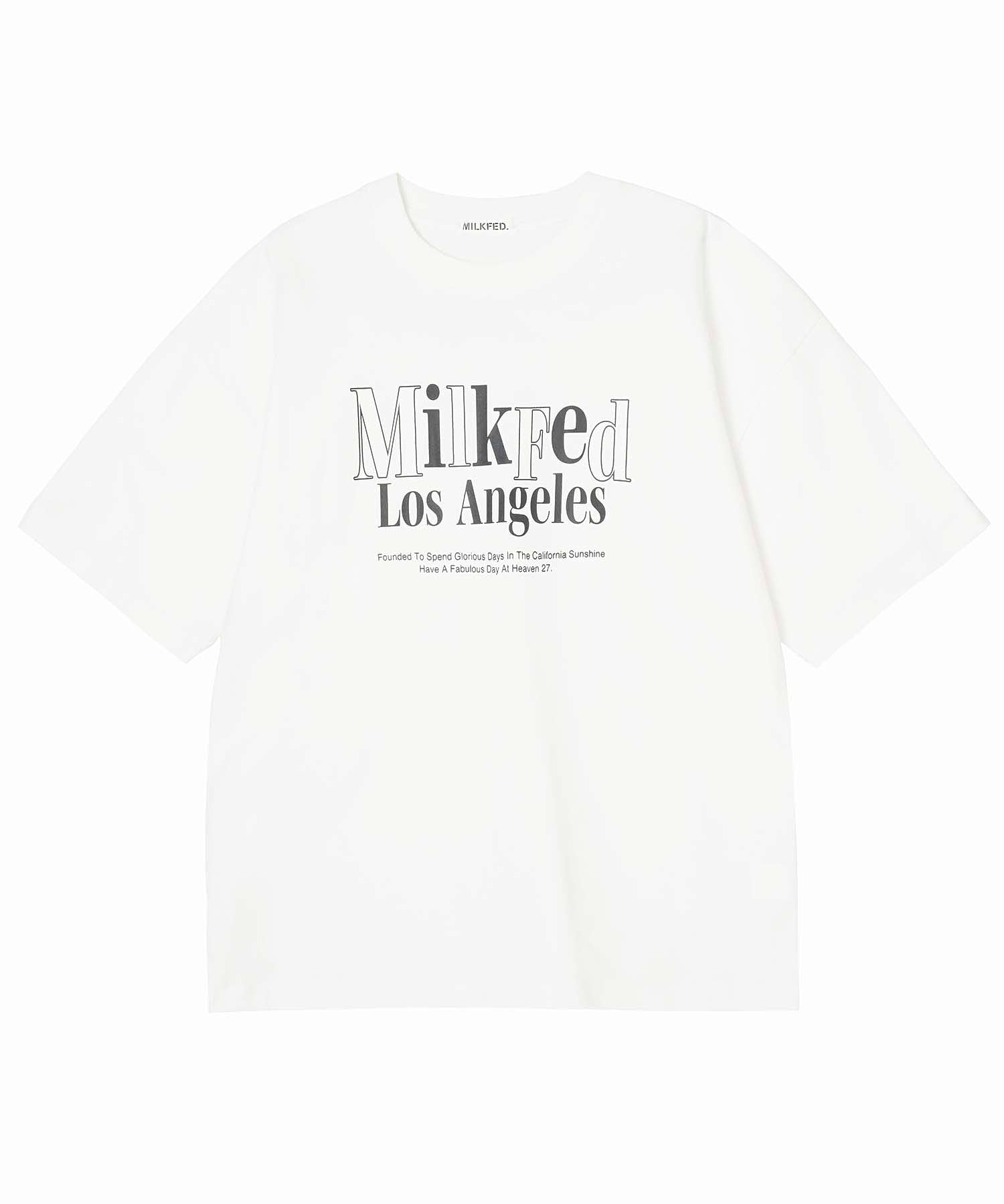 OUTLINE LOGO WIDE S/S TEE MILKFED.