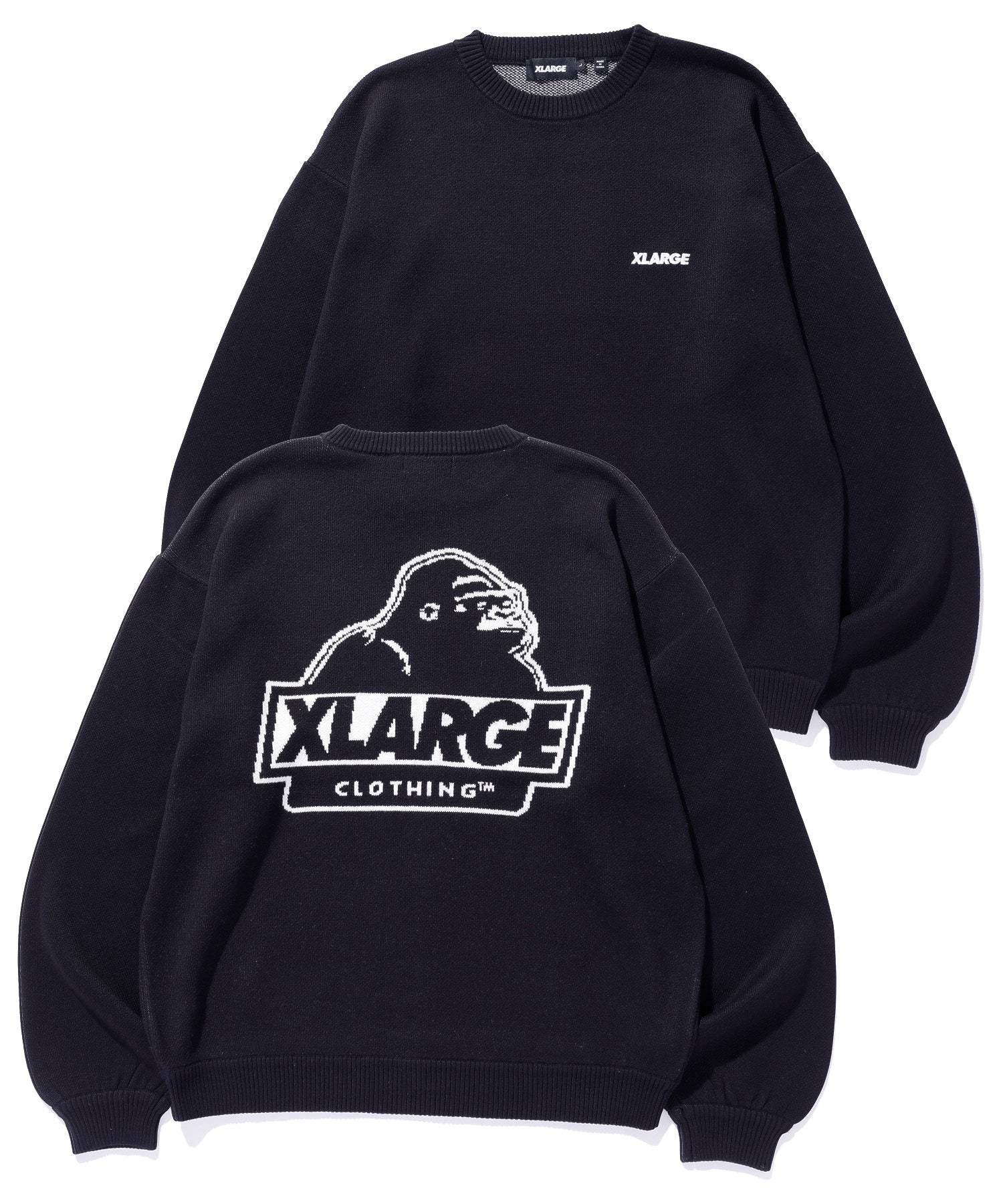 SLANTED OG CREWNECK KNIT TOP