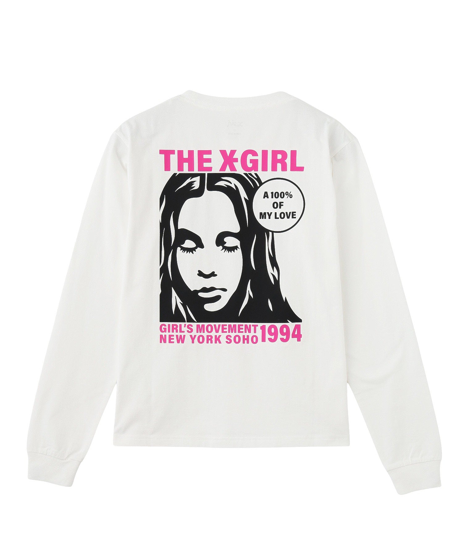 FACE AND CIRCLE LOGO L/S TEE