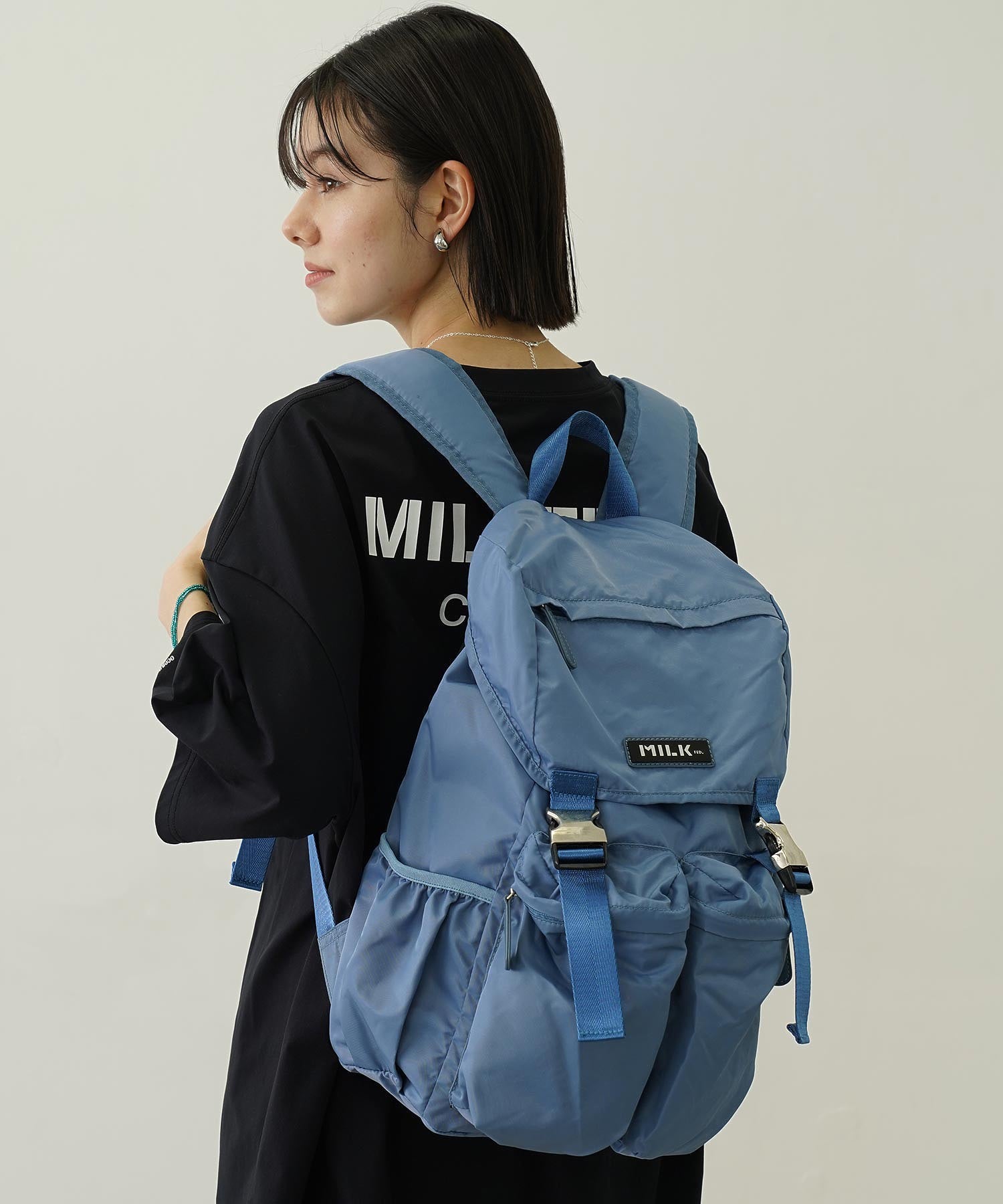 LOGO PLATE BACKPACK MILKFED.