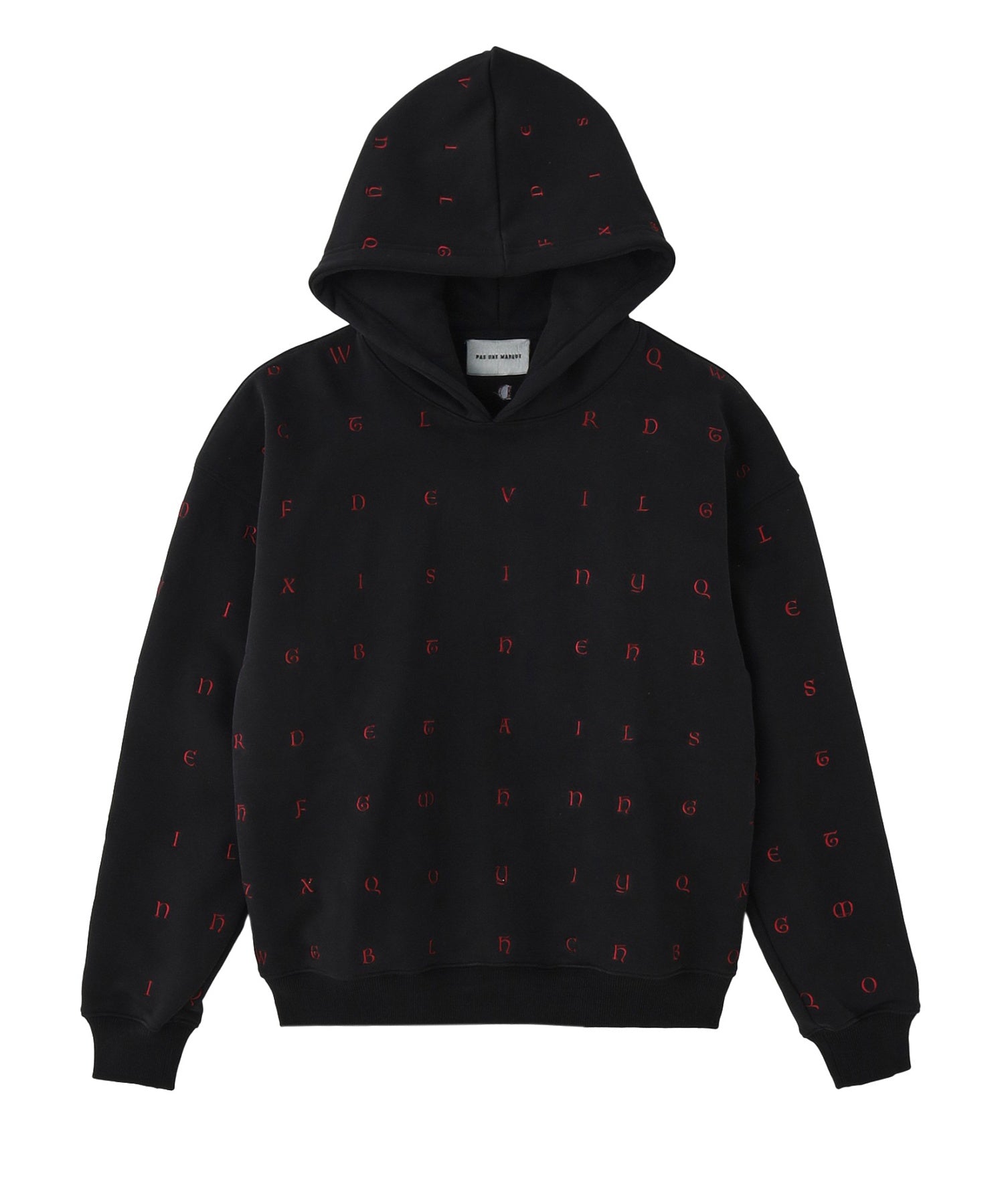 PAS UNE MARQUE/パ・ズュヌ・マルク/Devils in the Details Hoodie PAS-607