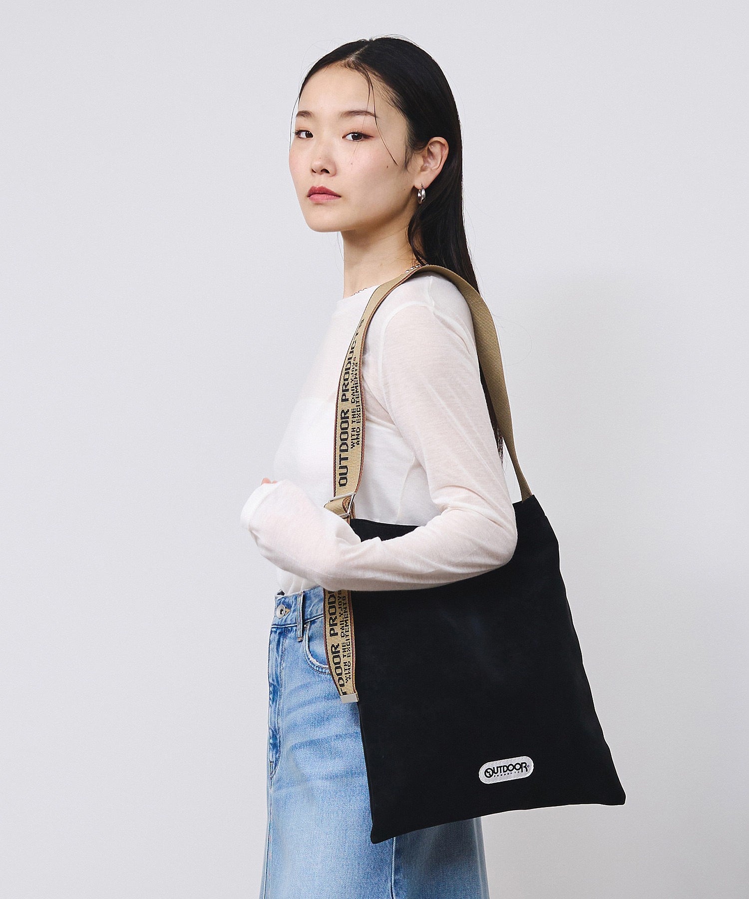 【ROSE BUD別注】OUTDOOR PRODUCTS/JACQUARD TAPE TOTE