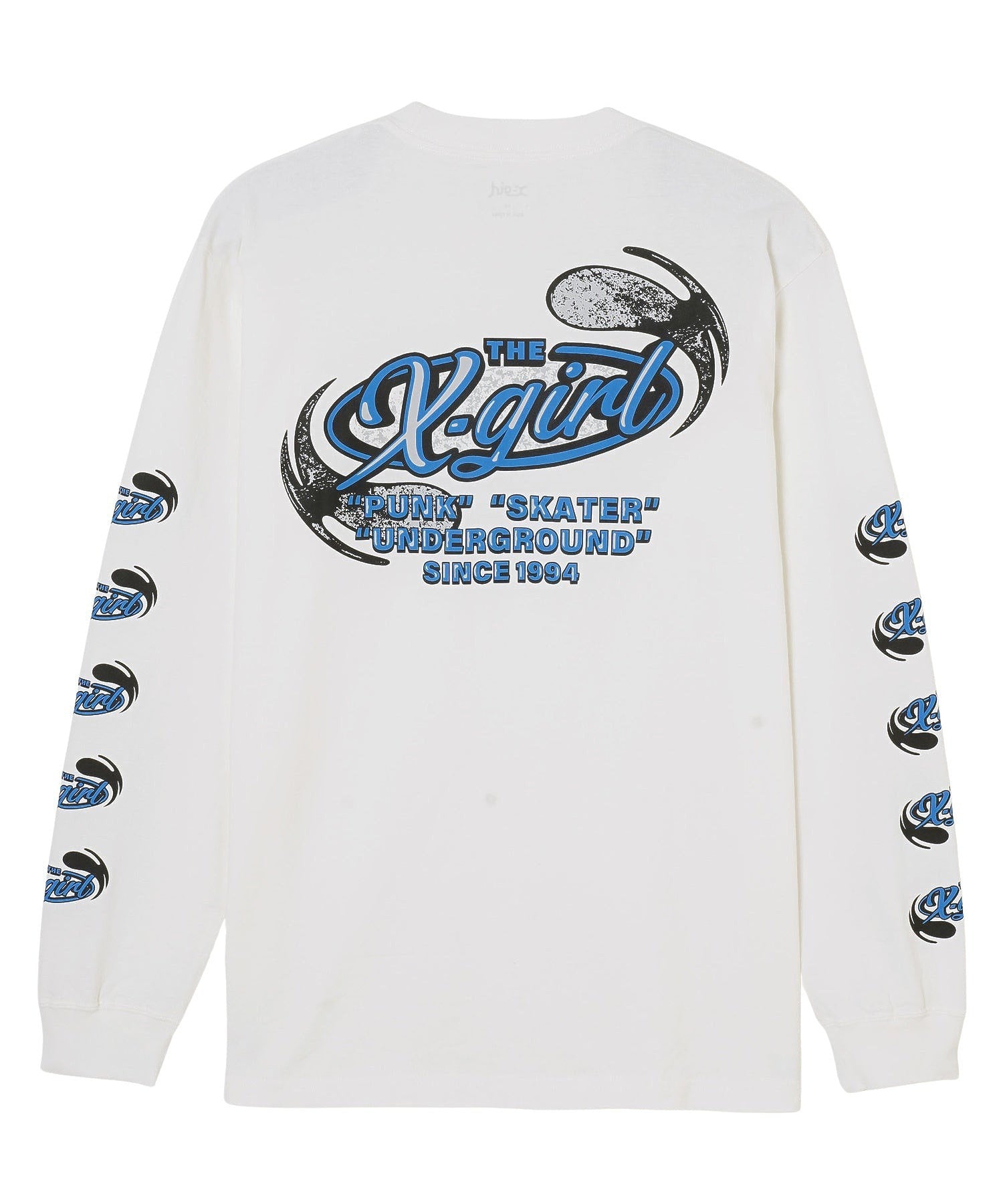 ROUGH OVAL LOGO L/S TEE X-girl