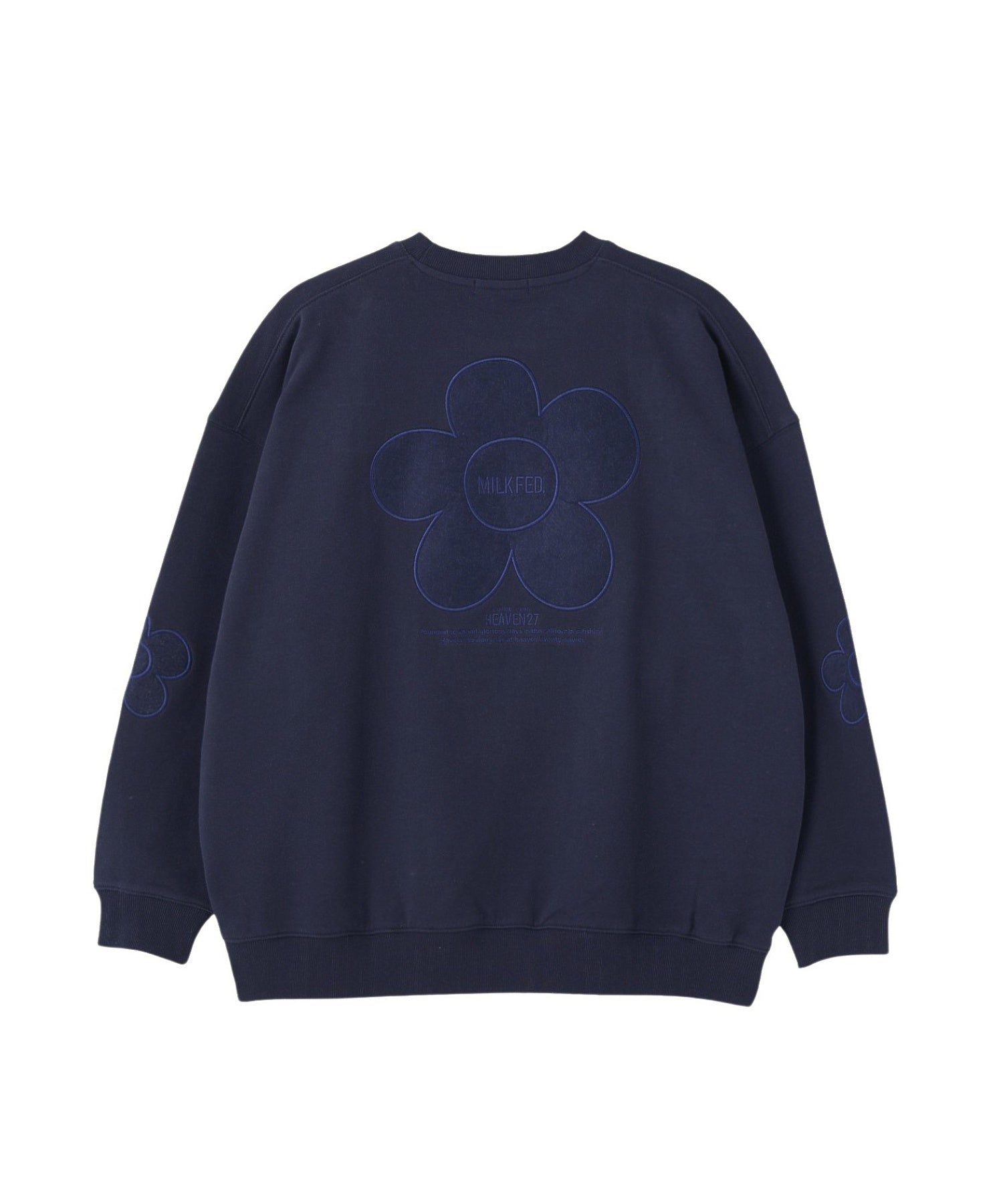 FLOWER ELBOW PATCH SWEAT TOP