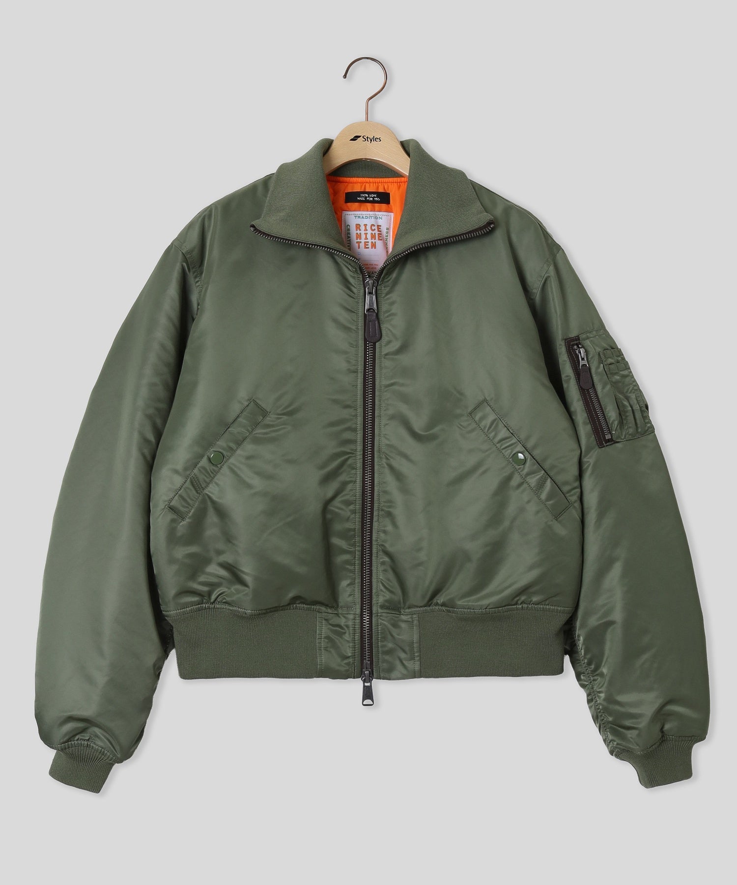 RICE NINE TEN/ライスナインテン/RN-10 FLIGHT JACKET JK-FLT