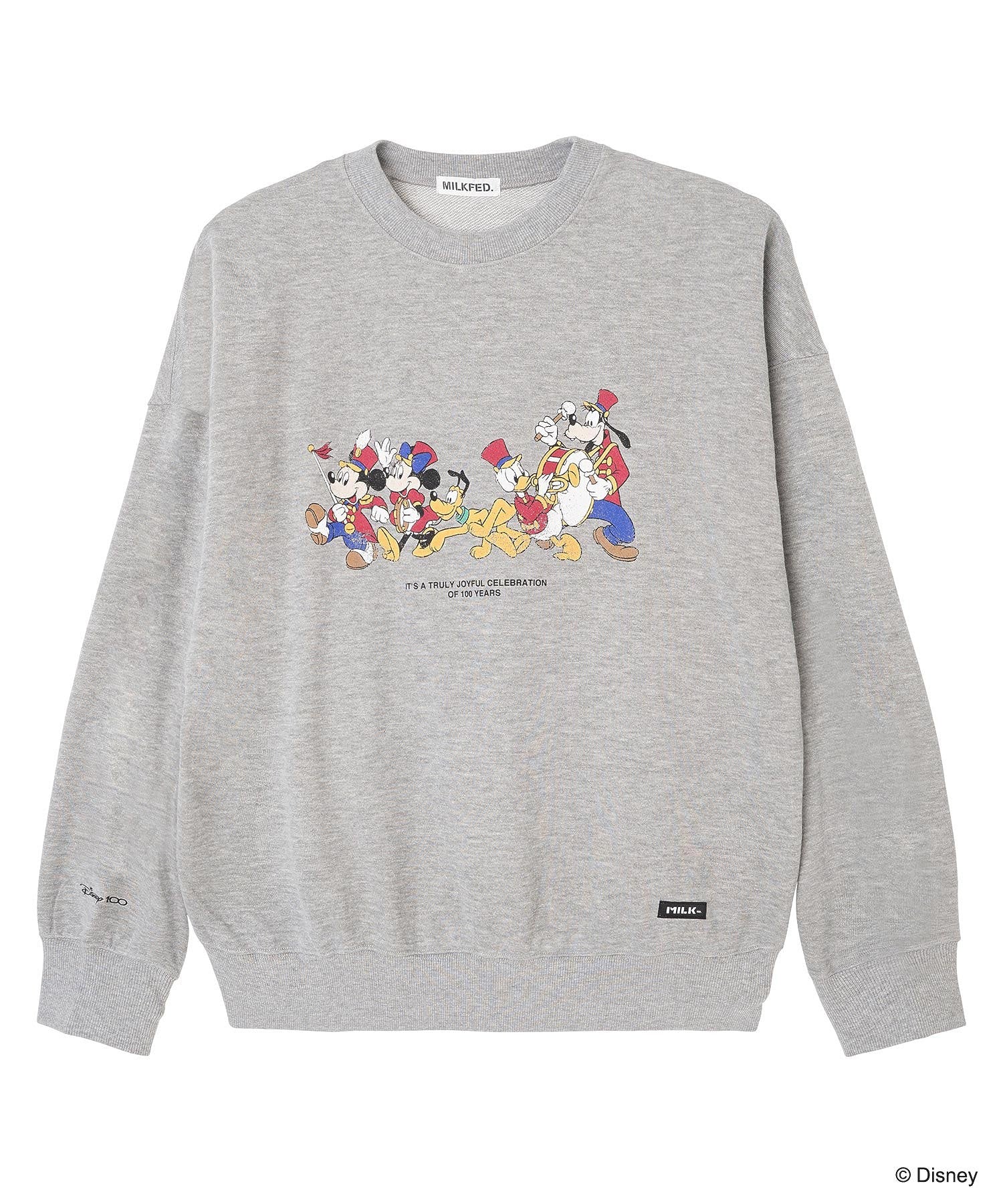 MICKEY AND FRIENDS/LETS CELEBRATE/SWEAT TOP MILKFED.