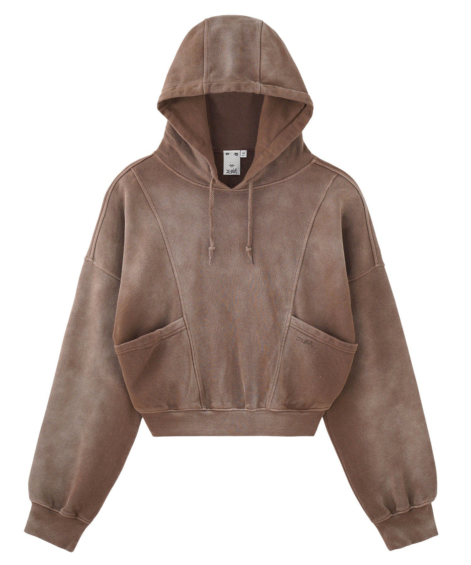 DISTRESSED COMPACT SWEAT HOODIE