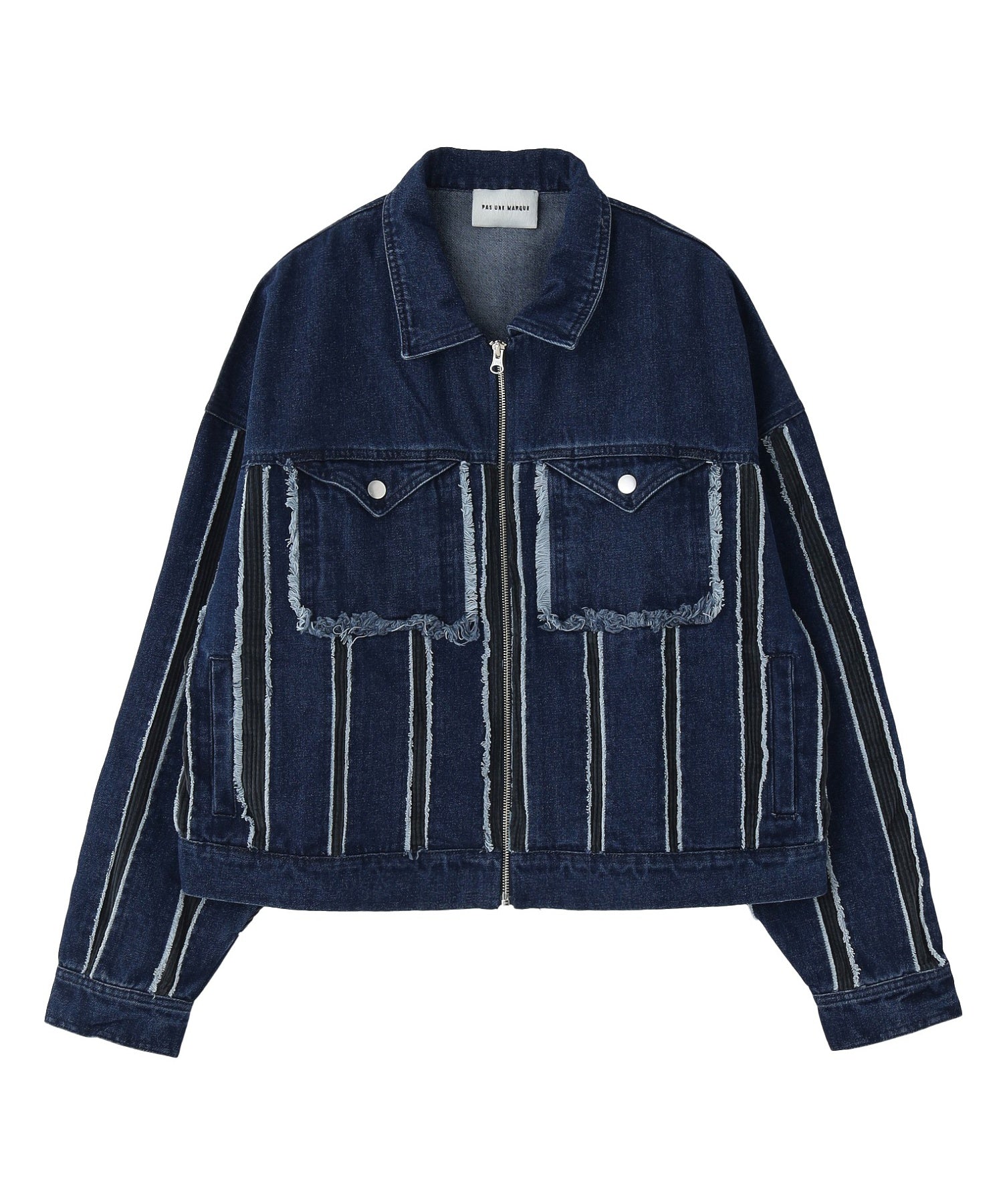 PAS UNE MARQUE/パ・ズュヌ・マルク/Double Paneled Denim Jacket PAS-594