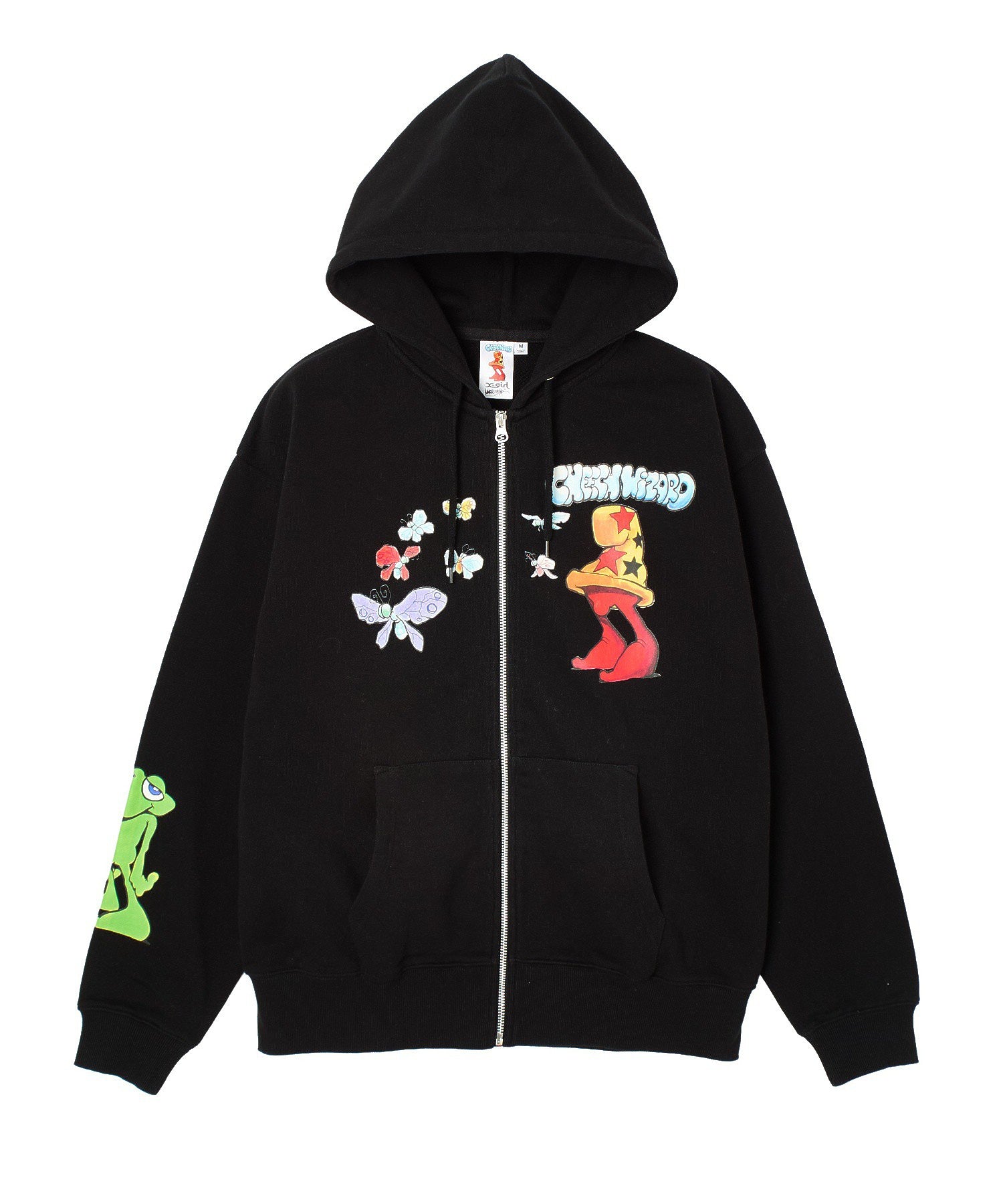 X-girl × Mark Bode ZIP UP SWEAT HOODIE