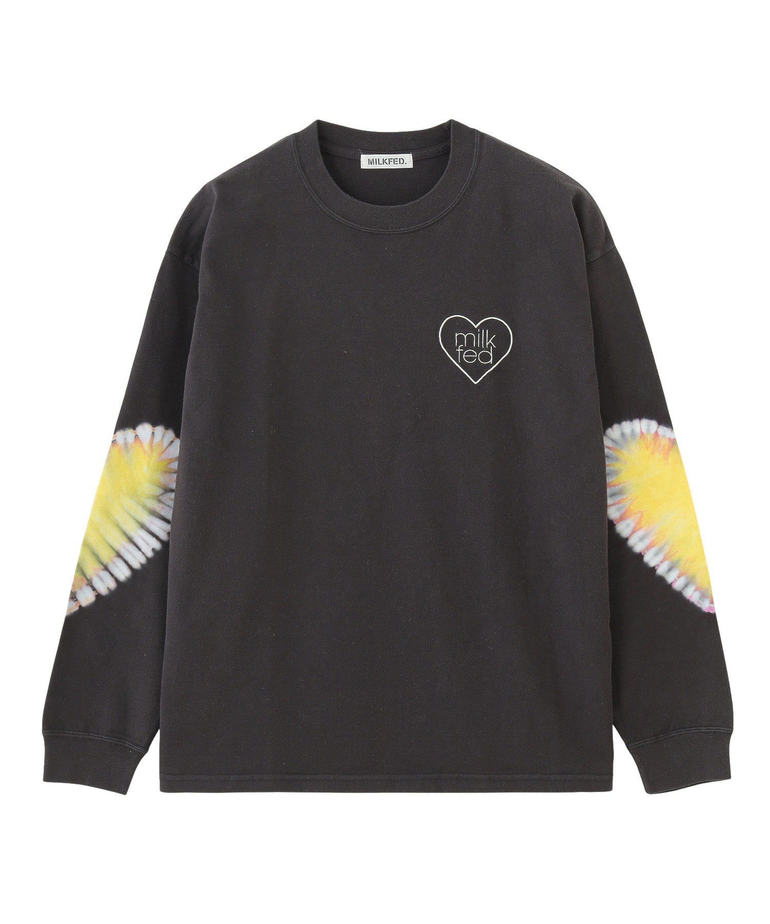 TIE DYED HEARTS L/S TEE