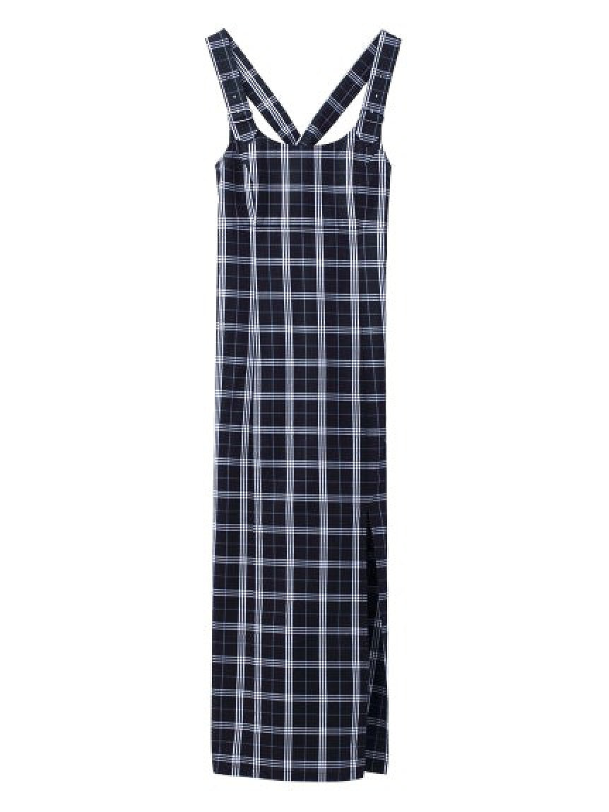 PLAID DRESS X-girl