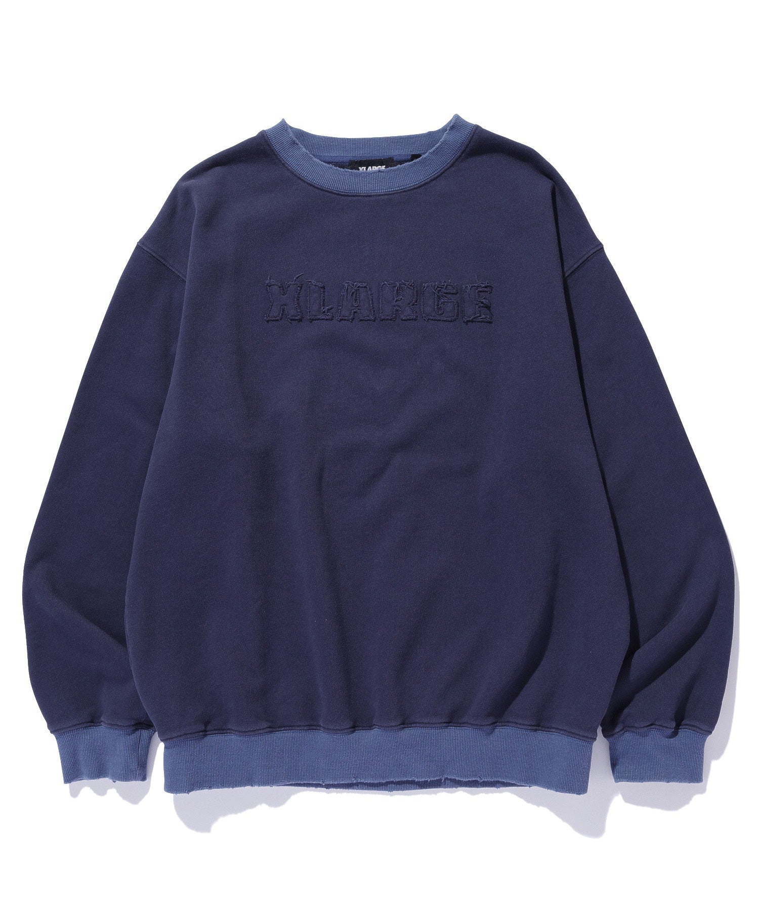 PATCHED LIGHT WEIGHT CREWNECK SWEATSHIRT