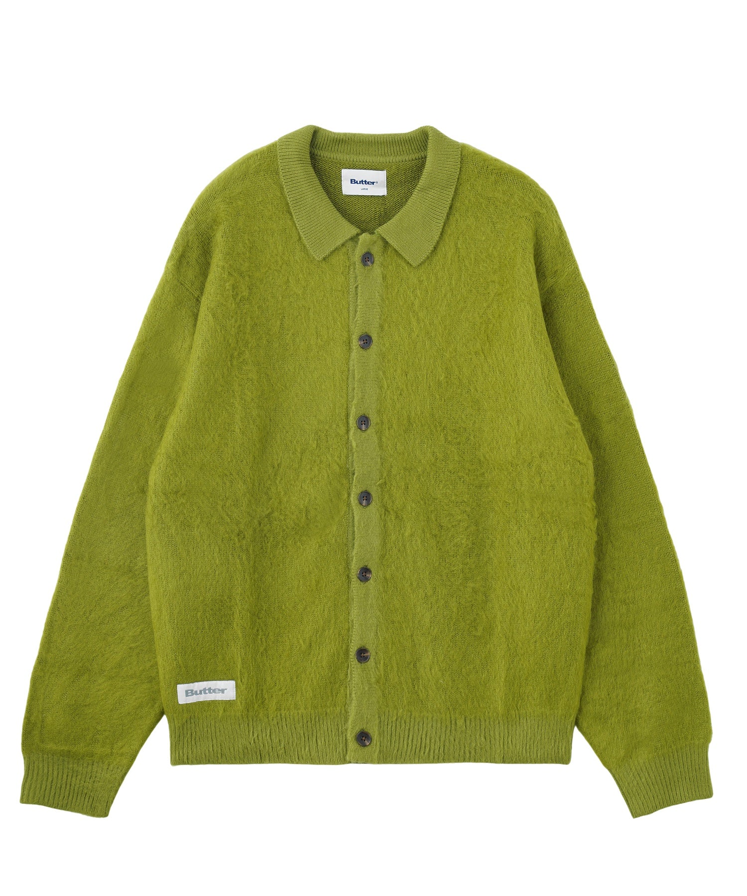 BUTTER/バター/Mohair Button Up Knitted Shirt