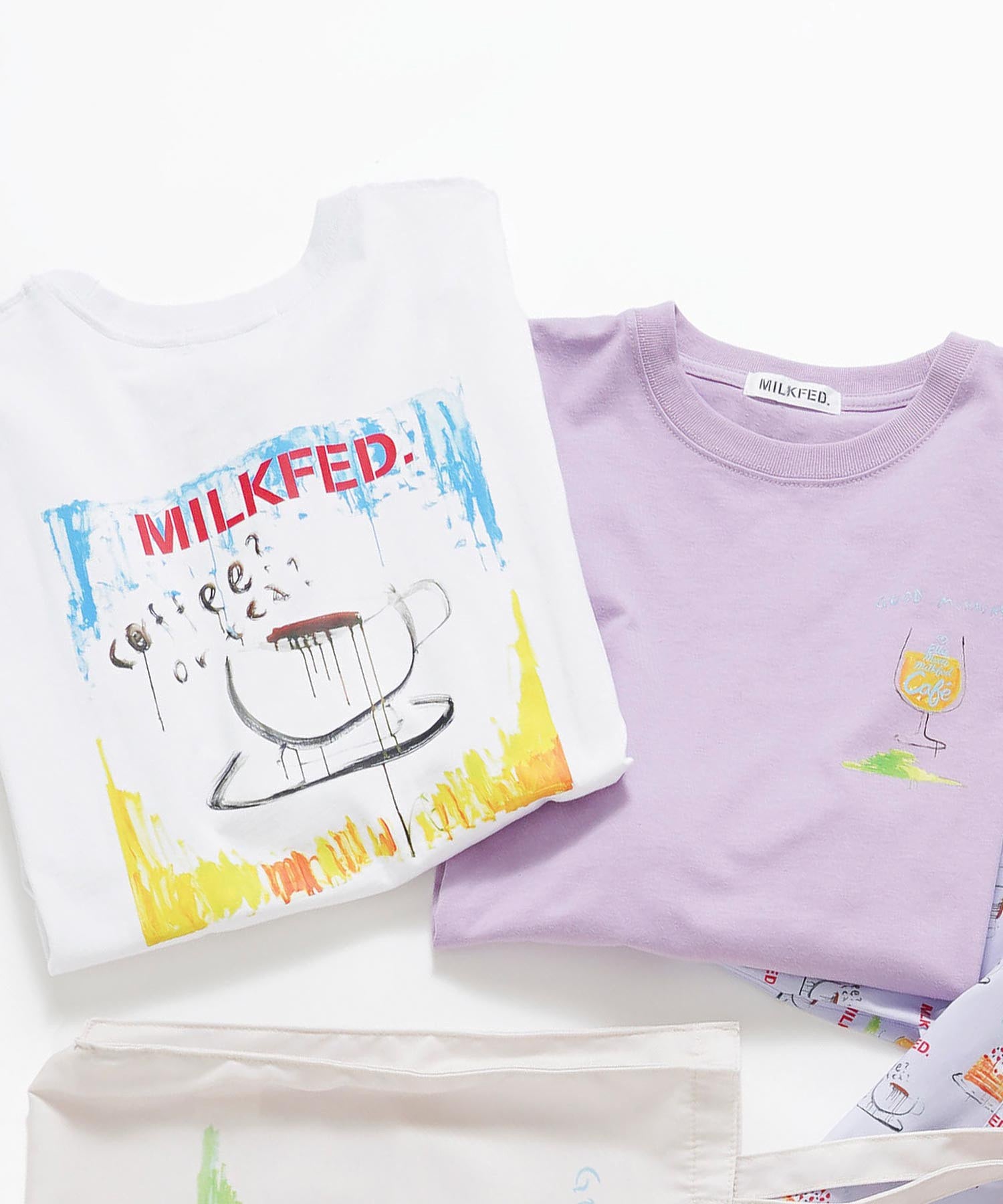 MILKFED.xOMIYA ELLIE COFFEE S/S TEE