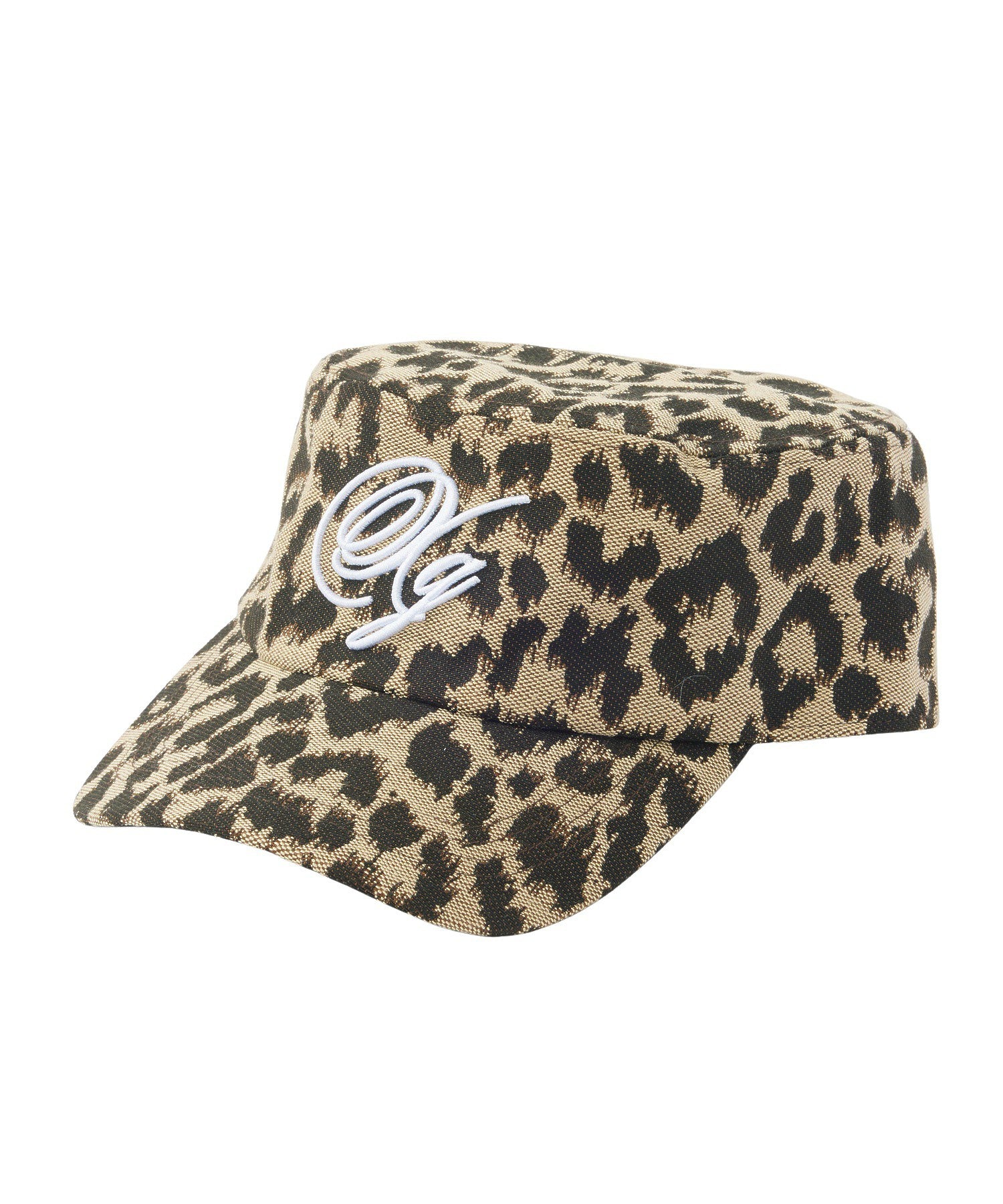 LOGO MARK EMBROIDERED FLAT BRIM CAP