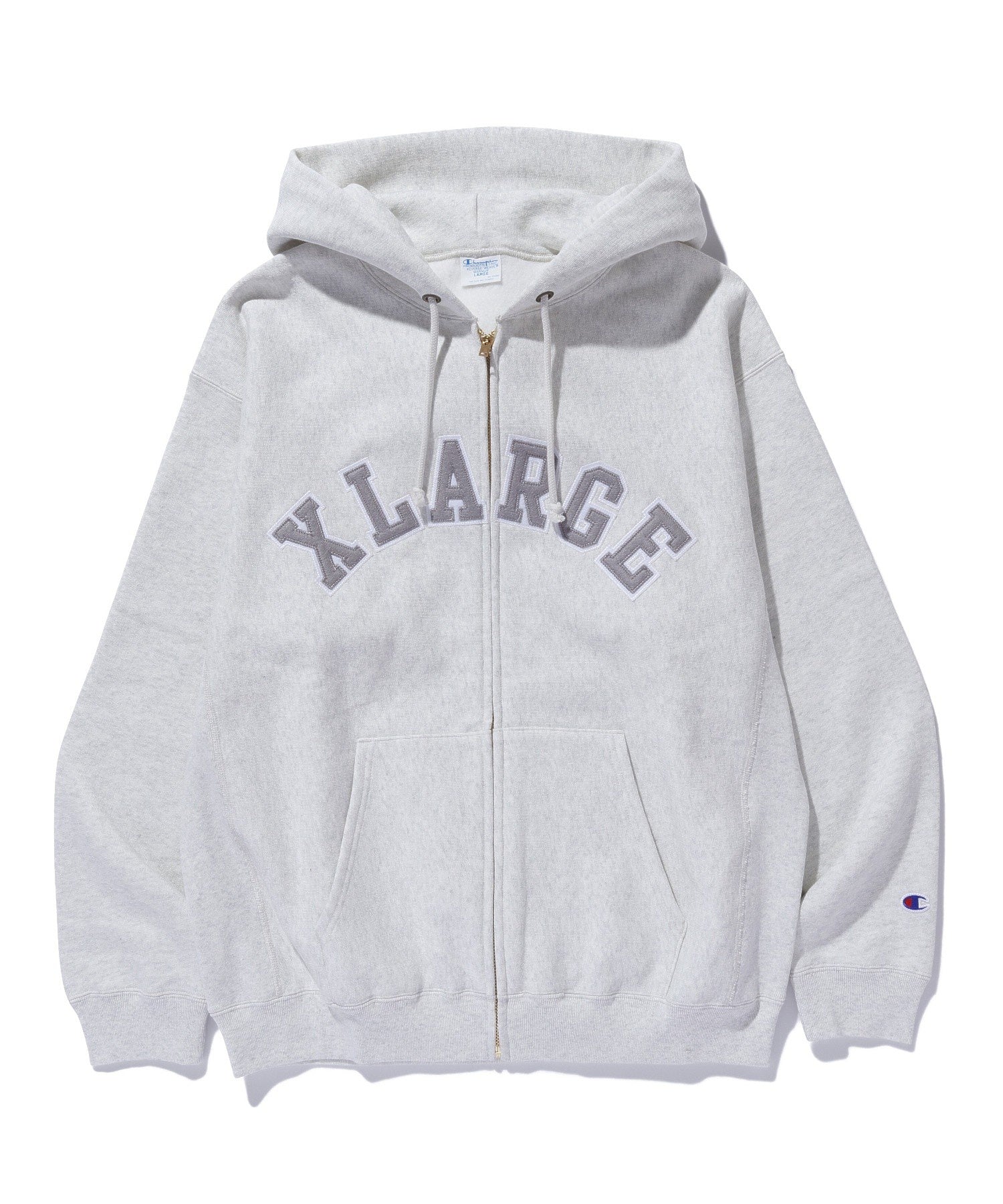 XLARGE×Champion REVERSE WEAVE ZIP HOODED SWEATSHIRT