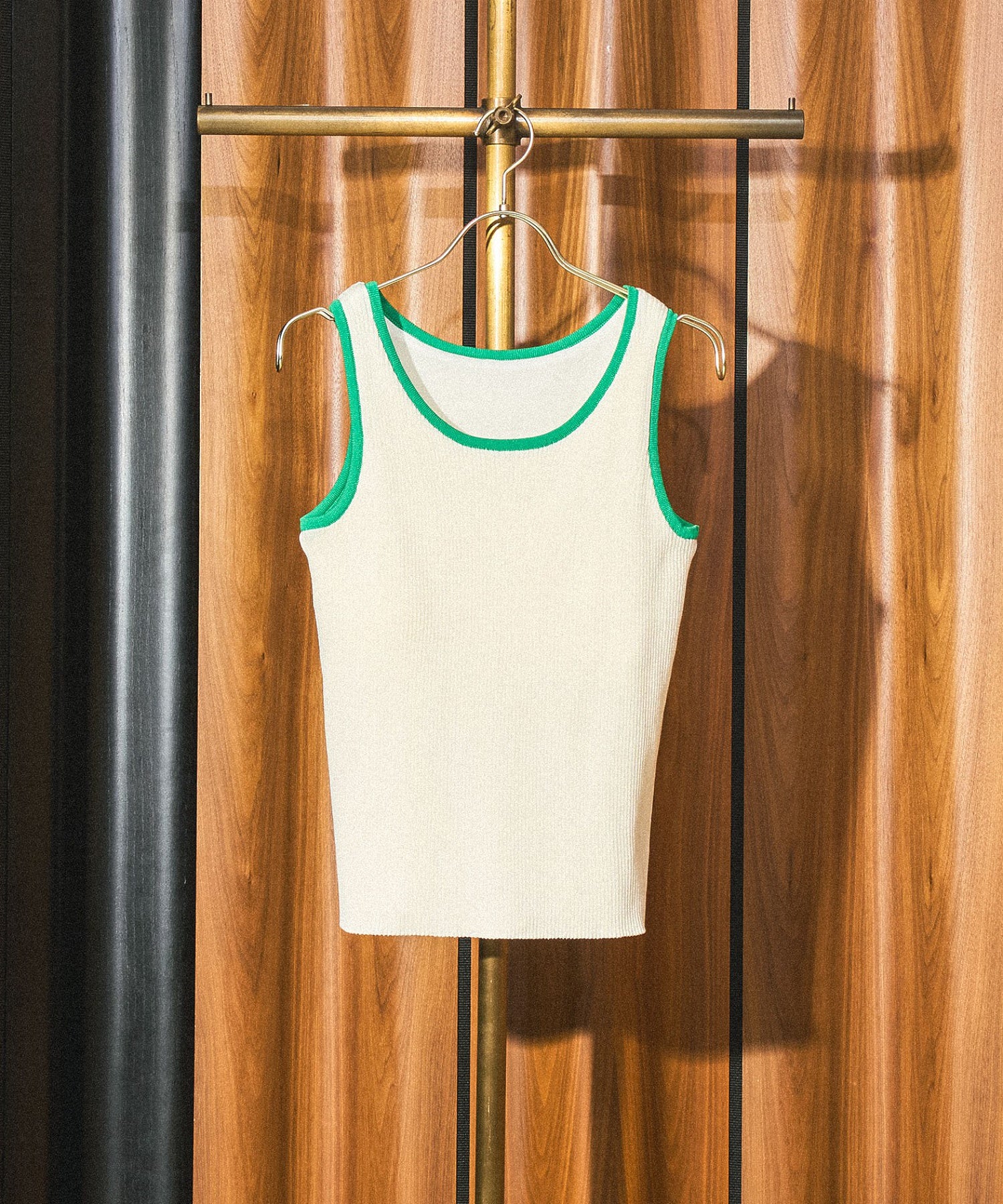 KNITTED RIB TANK TOP