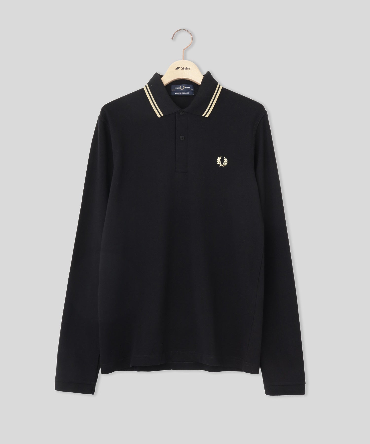 FRED PERRY/フレッドペリー/LONG SLEEVE TWIN TIPPED SHIRT M1212-157