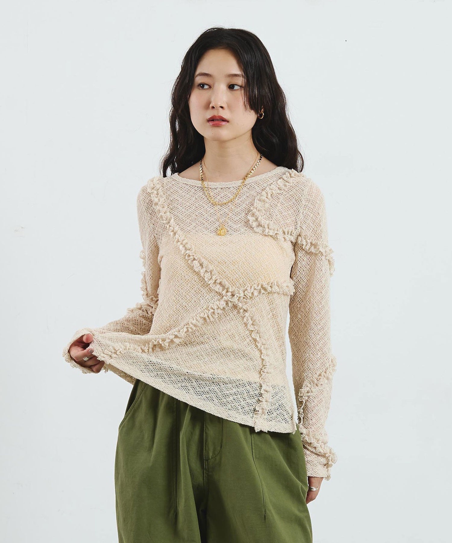 FRILL LACE TOP