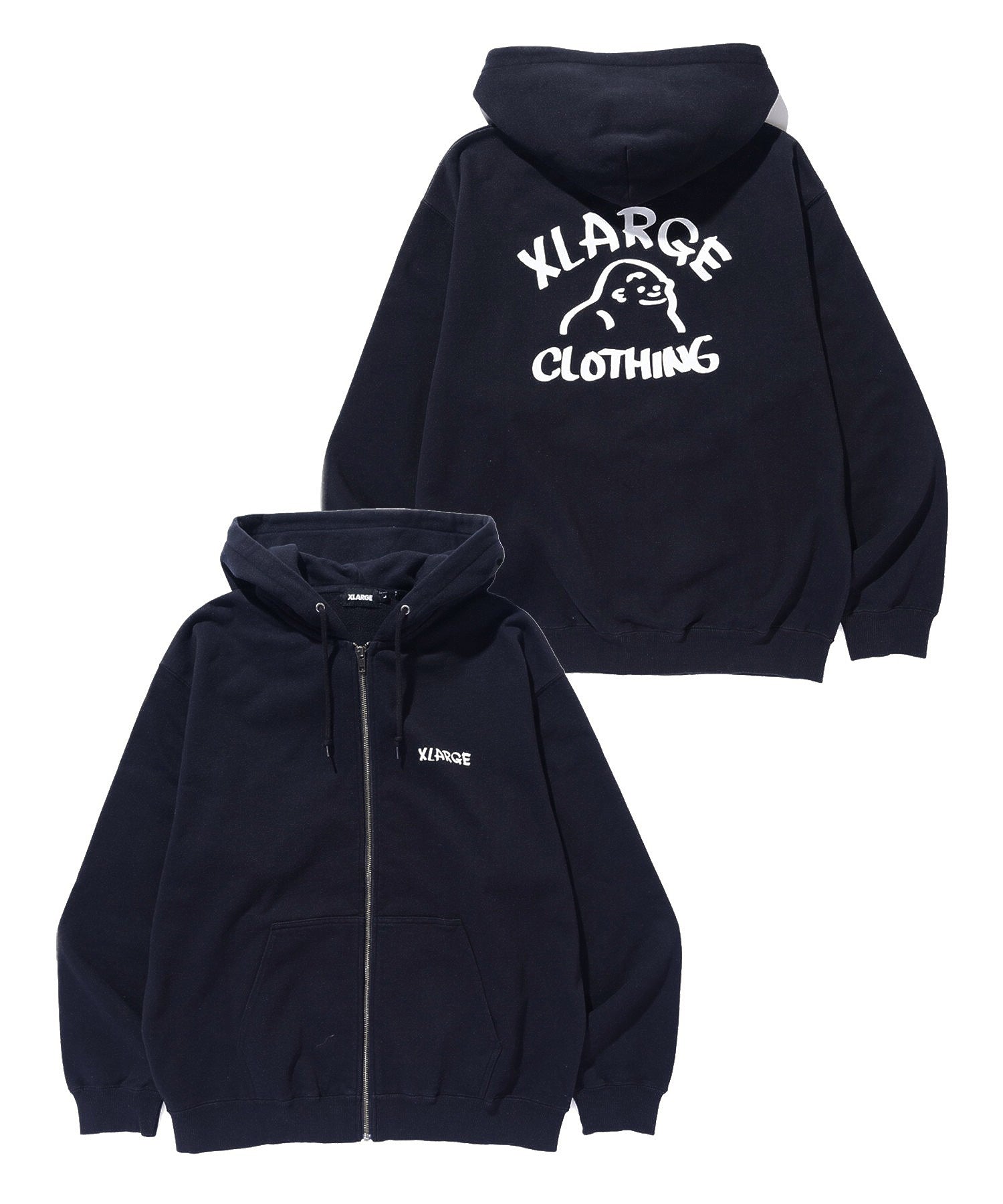 DRAWING OG ZIP HOODED SWEATSHIRT